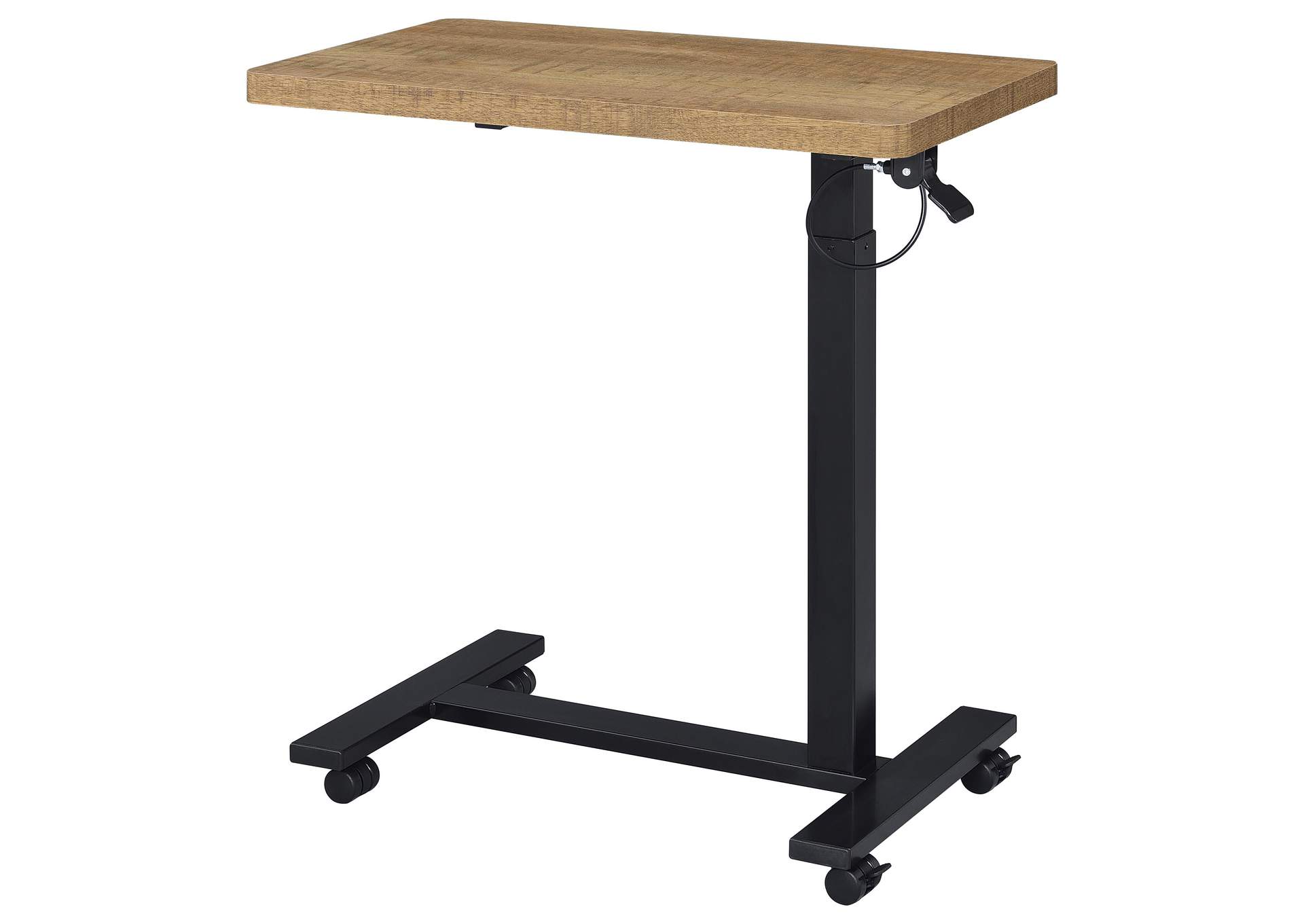 Westpark Pneumatic Adjustable C-Shape Side Table with Casters Mango image 8