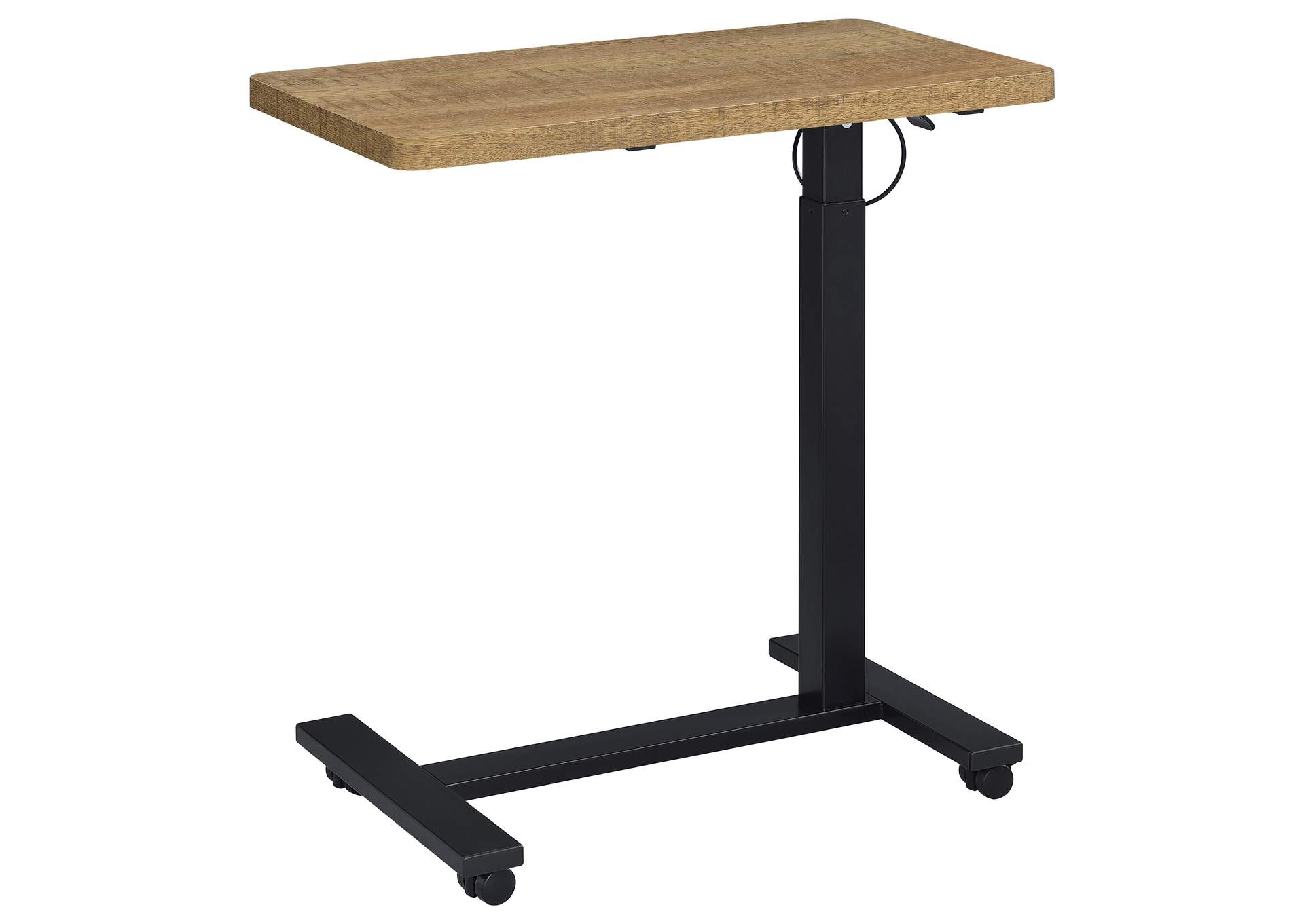 Westpark Pneumatic Adjustable C-Shape Side Table with Casters Mango image 10