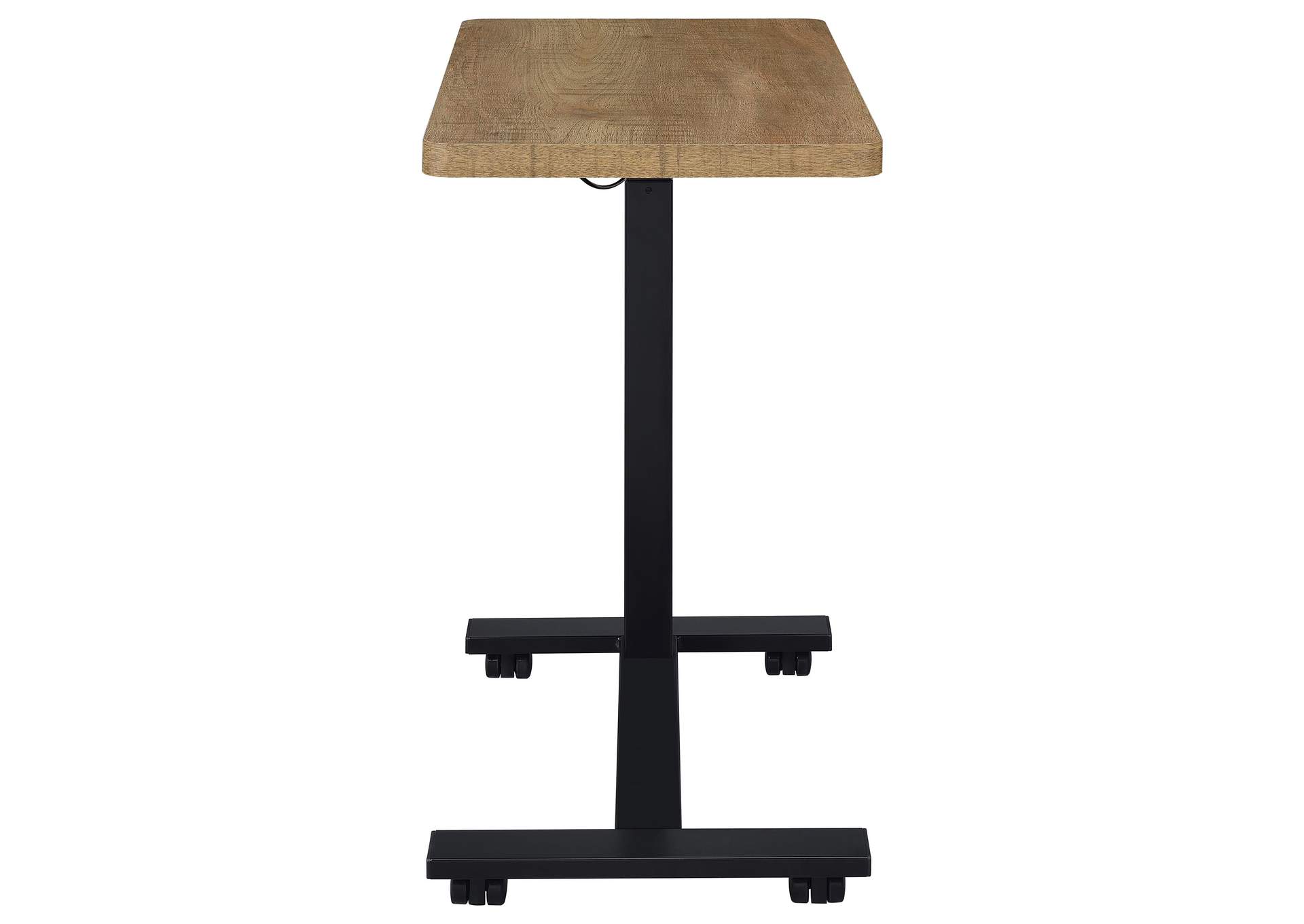 Westpark Pneumatic Adjustable C-Shape Side Table with Casters Mango image 12