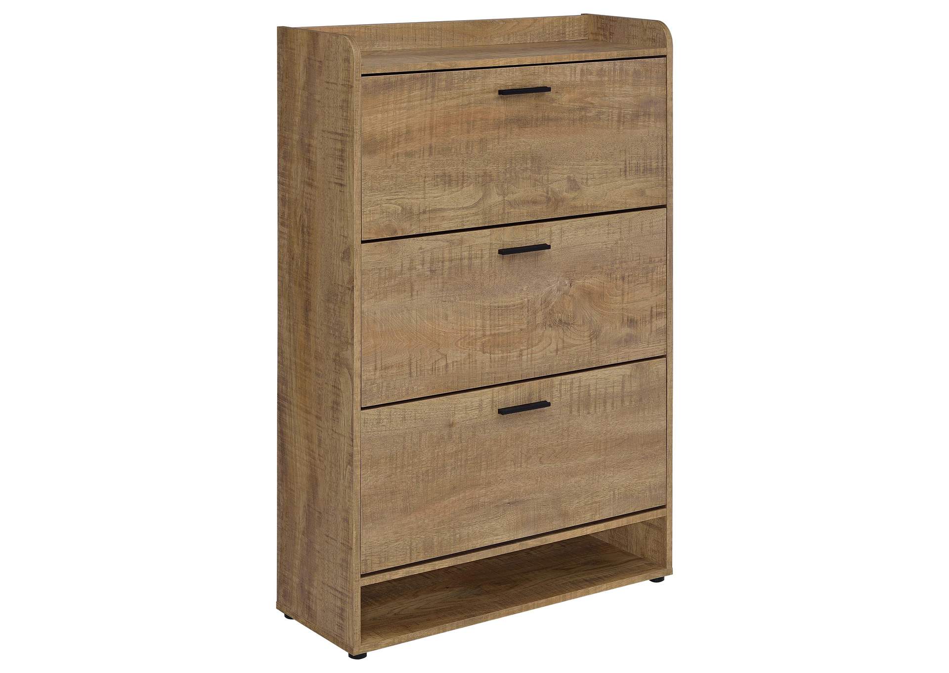 Denia 3-tier Engineered Wood Shoe Cabinet Mango image 1