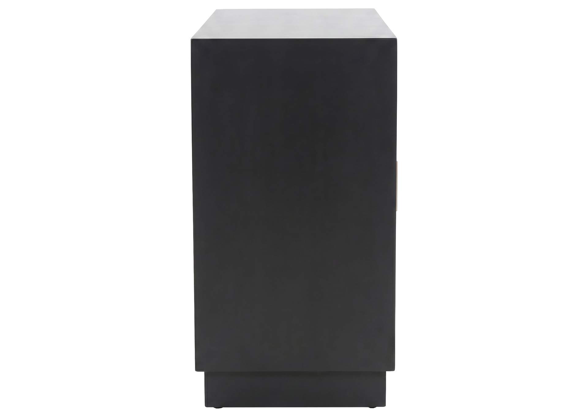 Kerrick 2-door Bone Inlay Accent Cabinet Beige and Black image 7