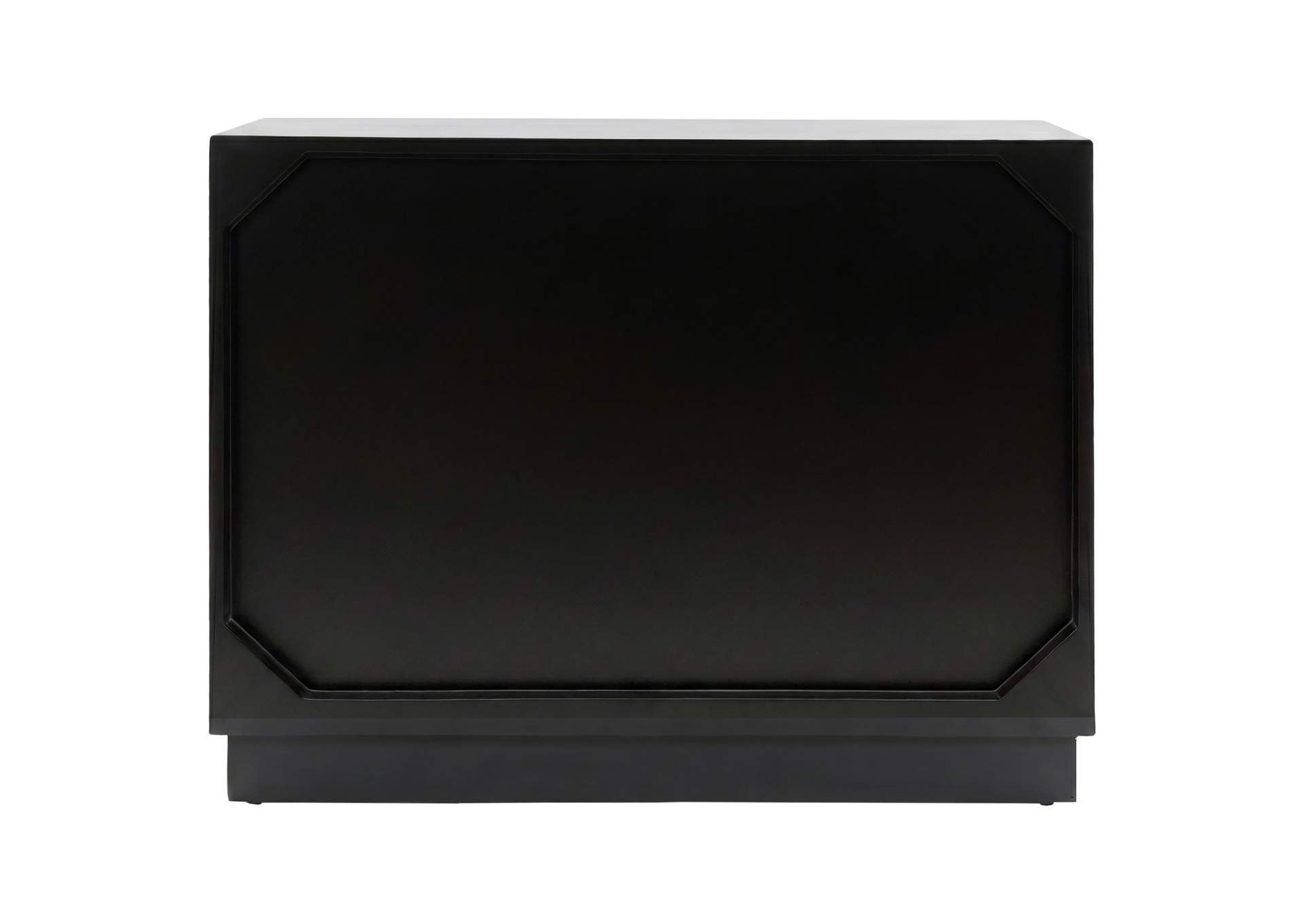 Kerrick 2-door Bone Inlay Accent Cabinet Beige and Black image 8