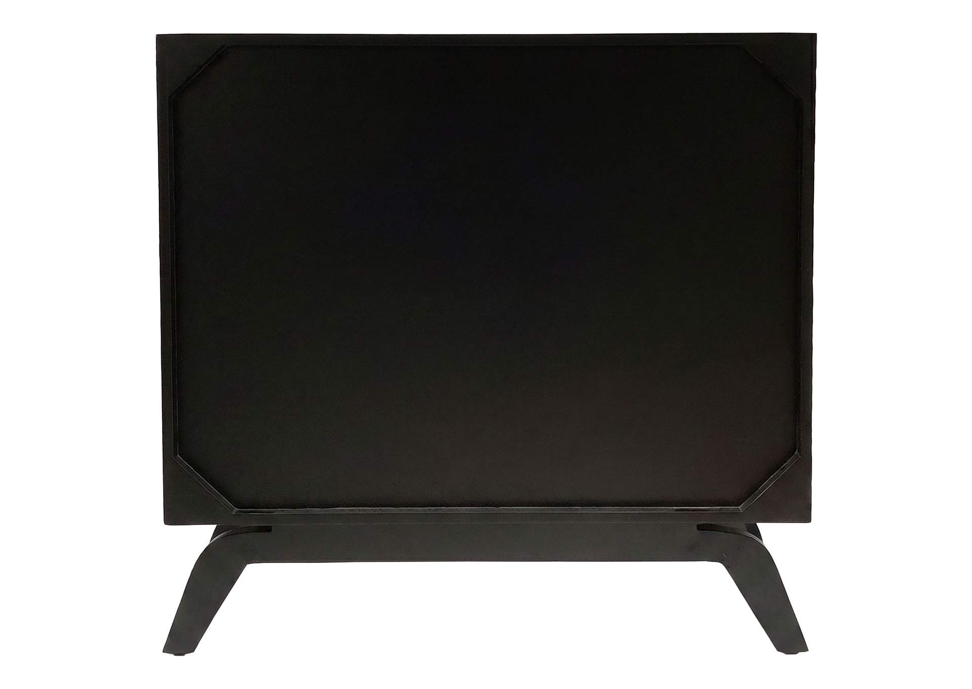 Marlon 2-door Floral Bone Inlay Accent Cabinet Black image 8