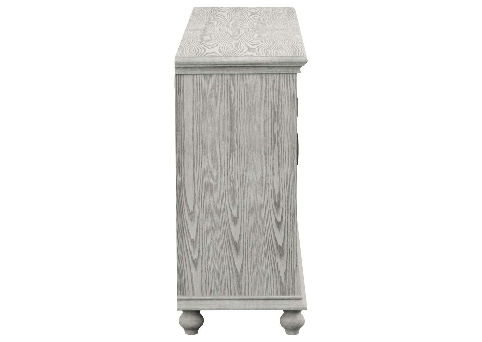 Melanie 4-door Accent Cabinet Antique White