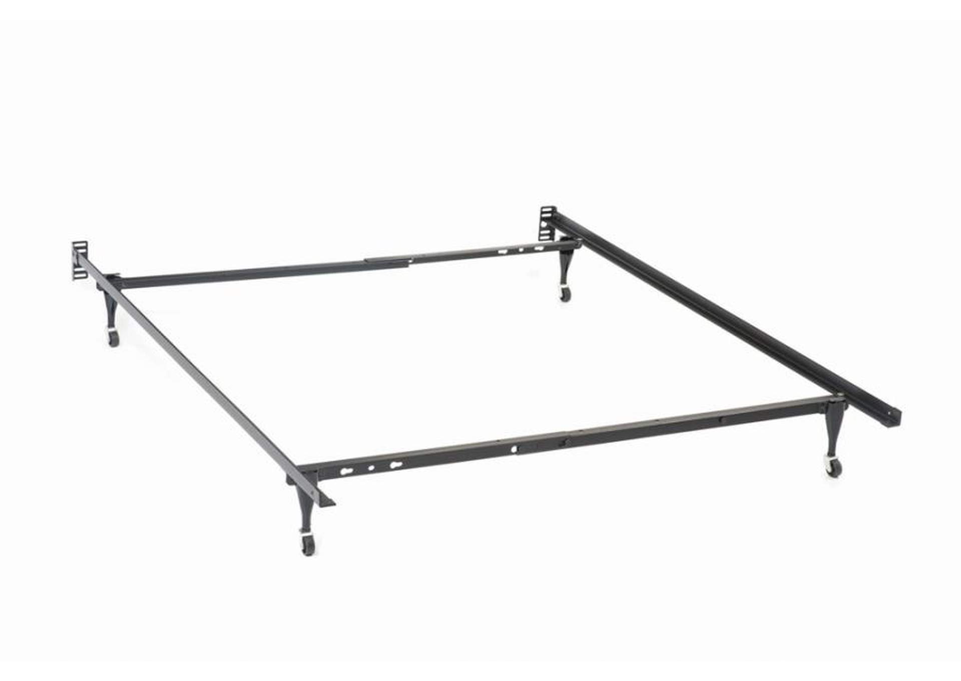 Mabel Twin/Full Bed Frame Black image 1