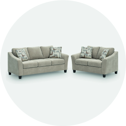 Sofa and Loveseat
