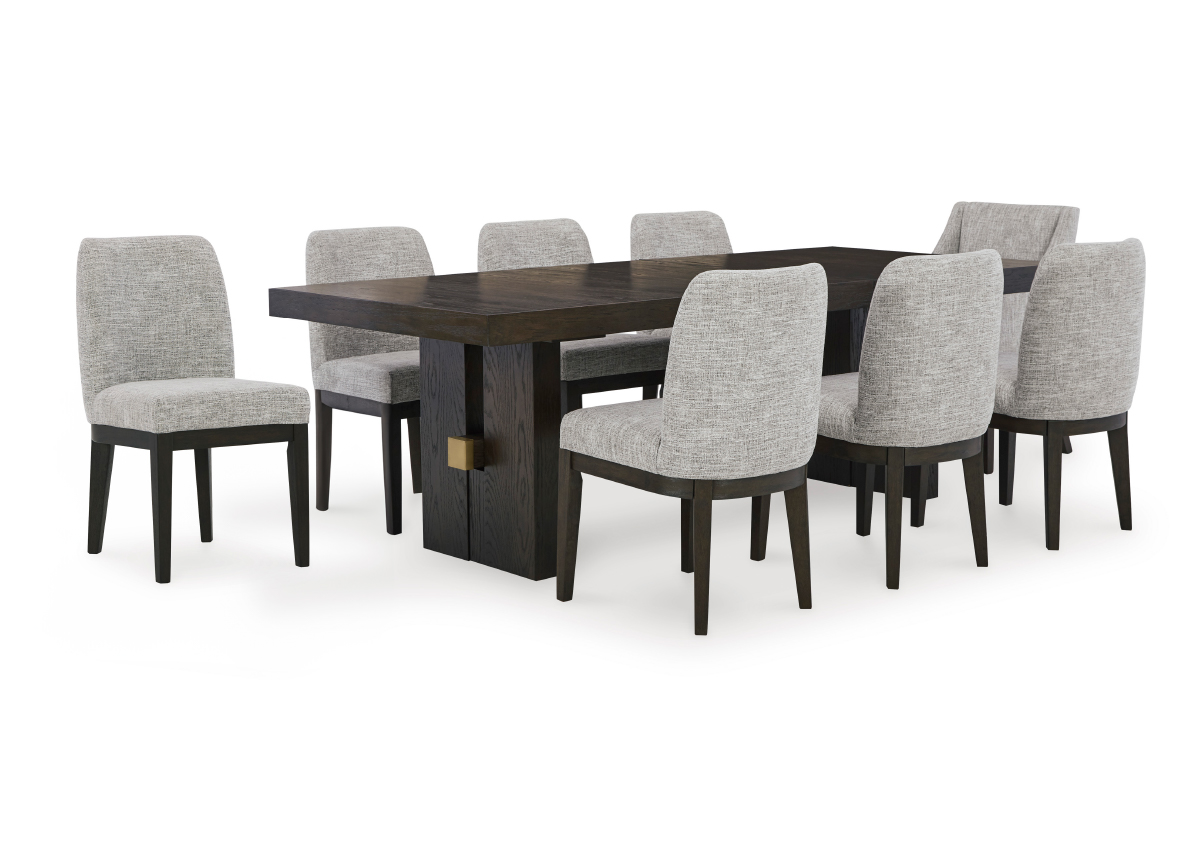 Mesa comedor Burkhaus con 8 sillas sin brazo image 1