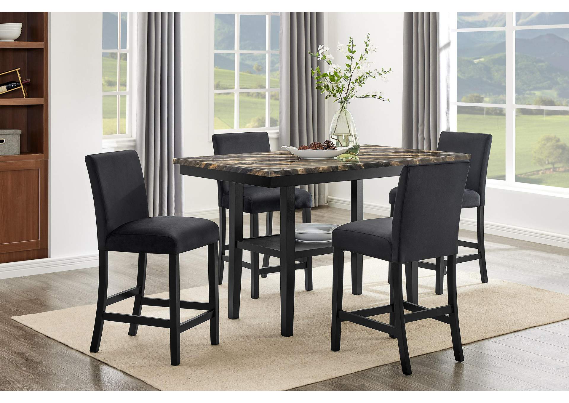 MARBEL 5-PACK COUNTER SET-FAUX MARBLE GBK image 1