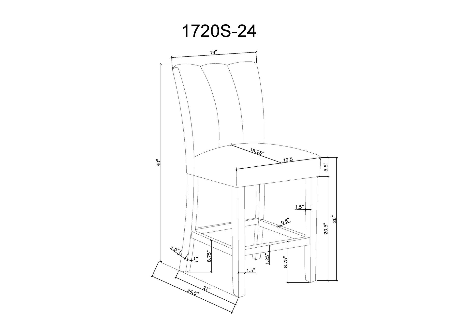 VEGA COUNTER HEIGHT CHAIR image 7