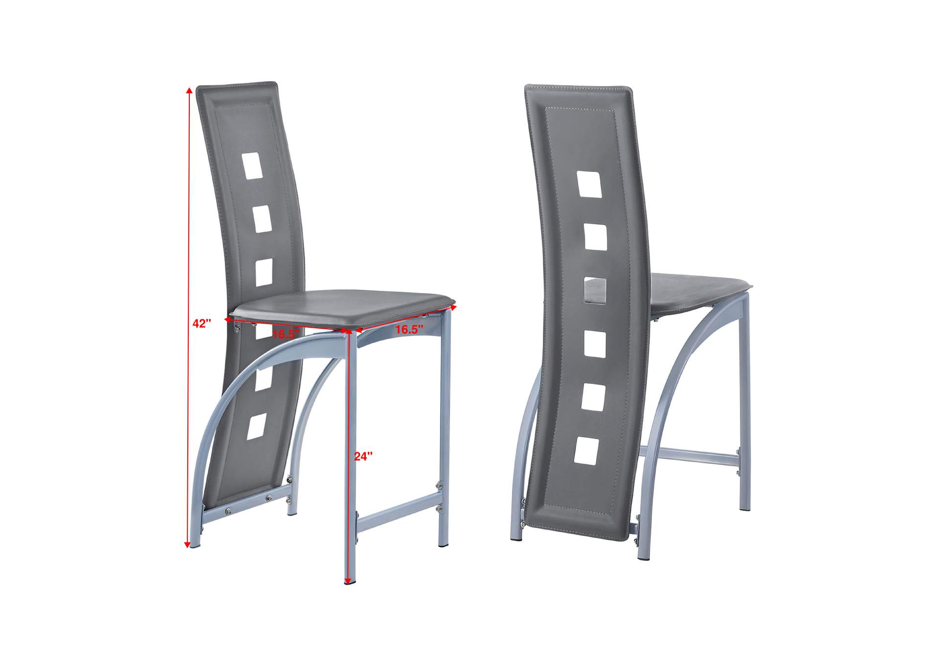 Echo Grey Counter Height Chair image 1