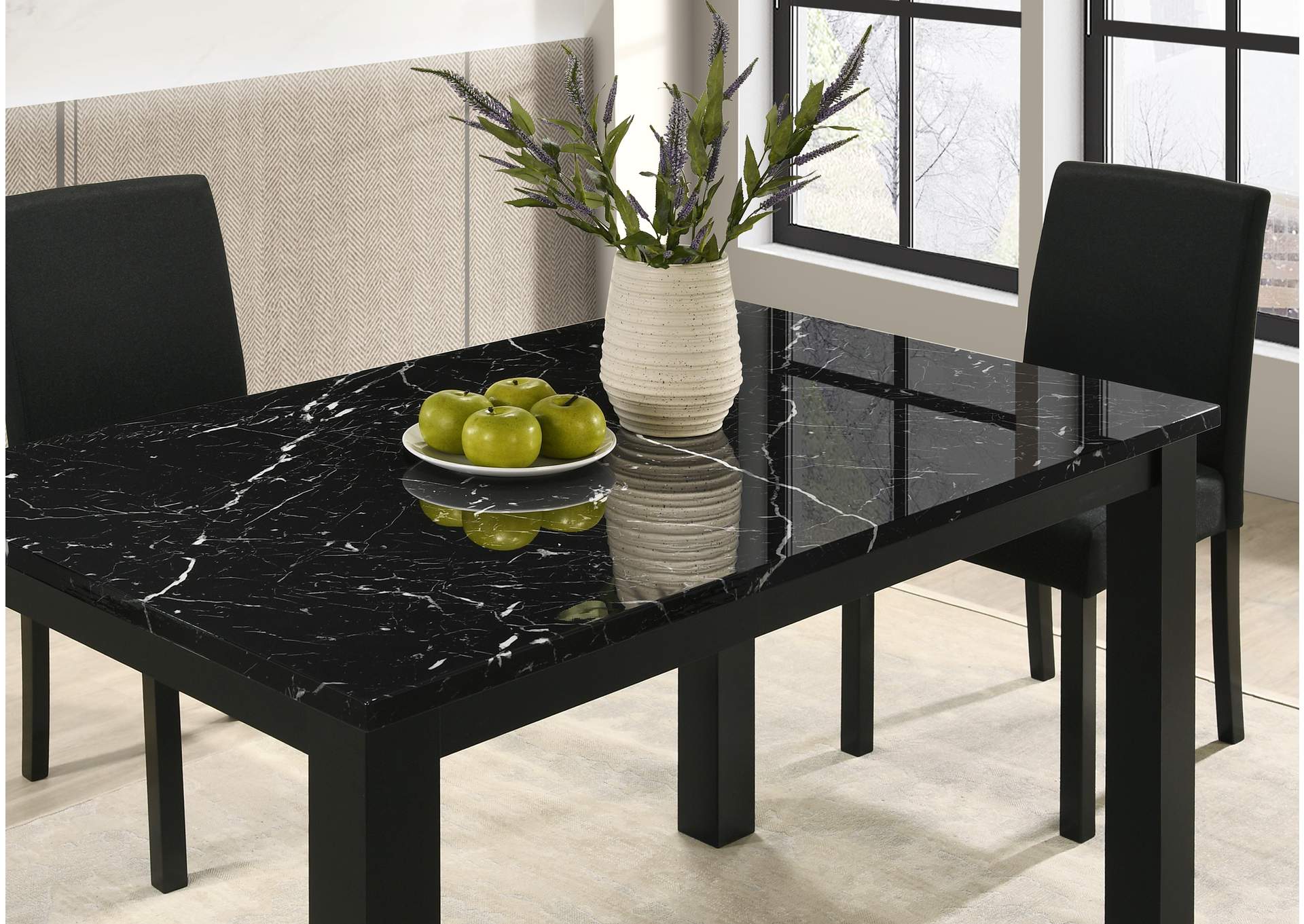 RESIA DINING TABLE - BLACK image 4