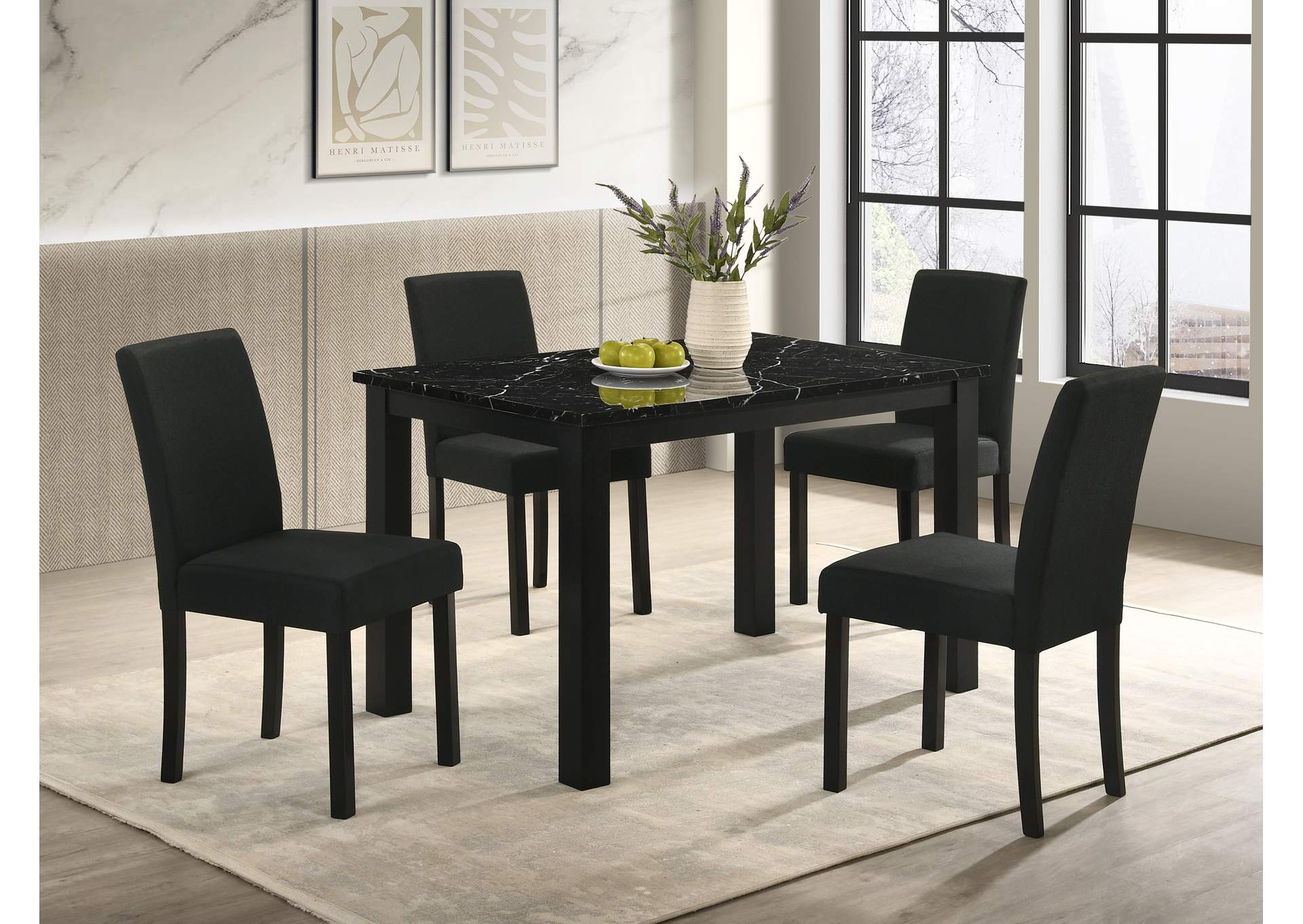 RESIA DINING TABLE - BLACK image 3
