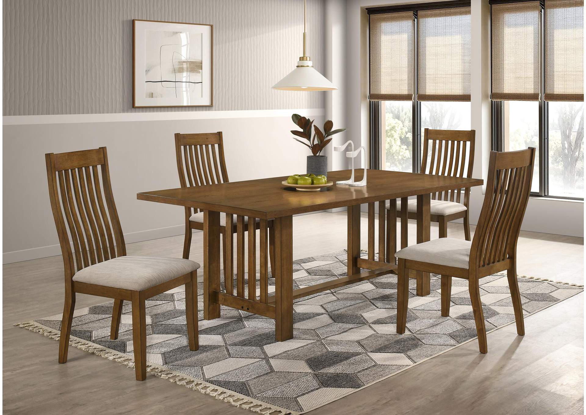 GLENDALE RECT DINING TABLE image 7