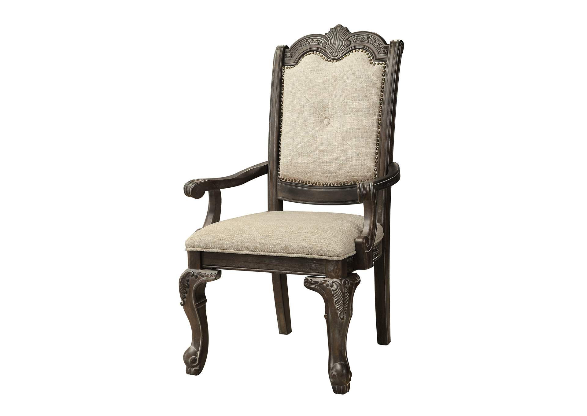 Kiera Arm Chair Grey image 1