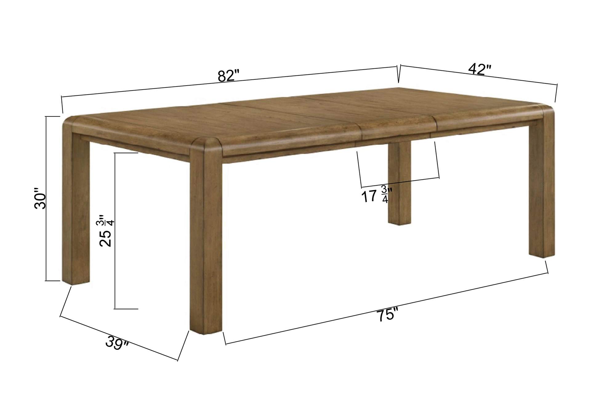 COCKRELL DINING TABLE - W/18
