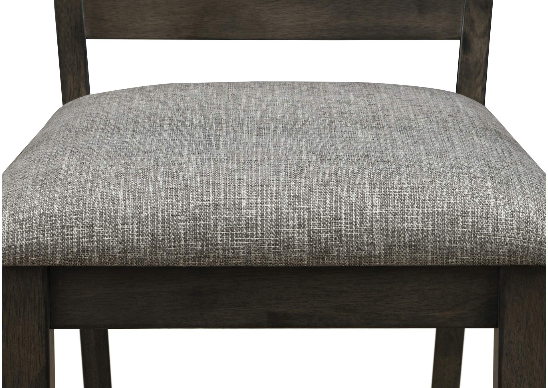 MARIBELLE SIDE CHAIR - GRAY AND BROWN