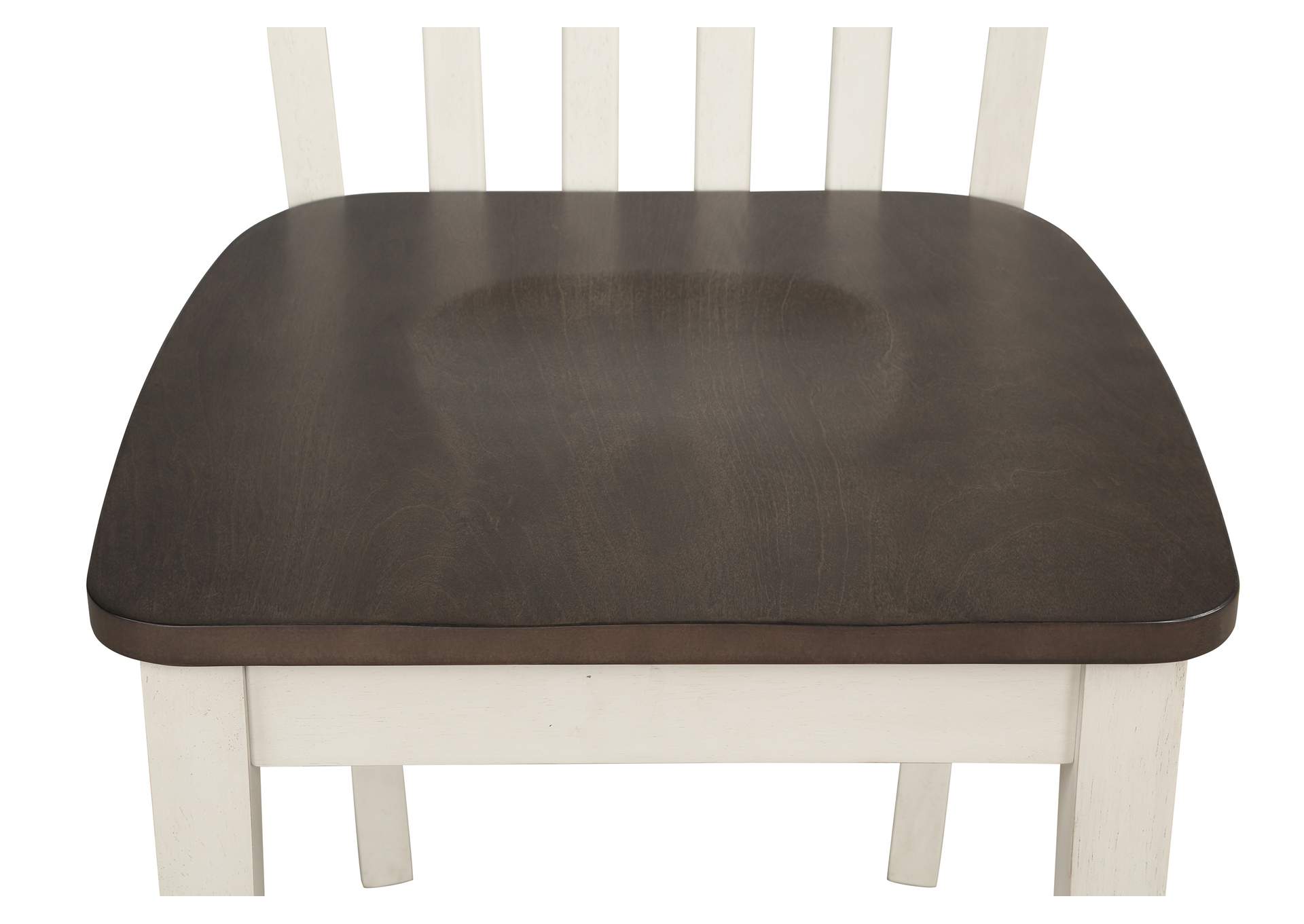 BRODY 5-PACK DINETTE - WHITE AND GRAY
