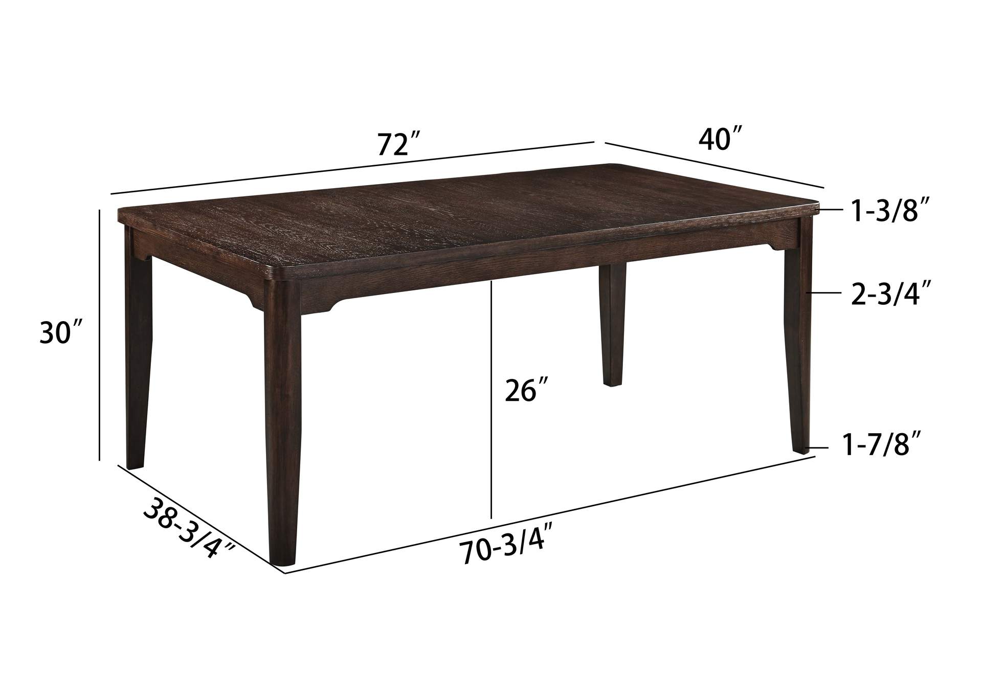 HIGGINS DINING TABLE image 7