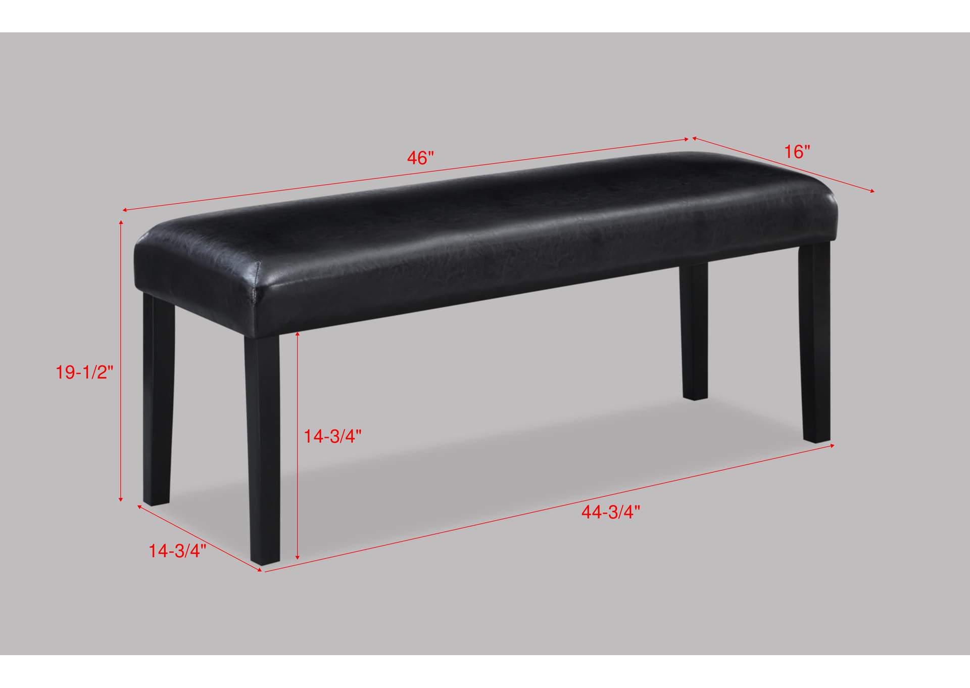 Ferrara Bench Black image 3