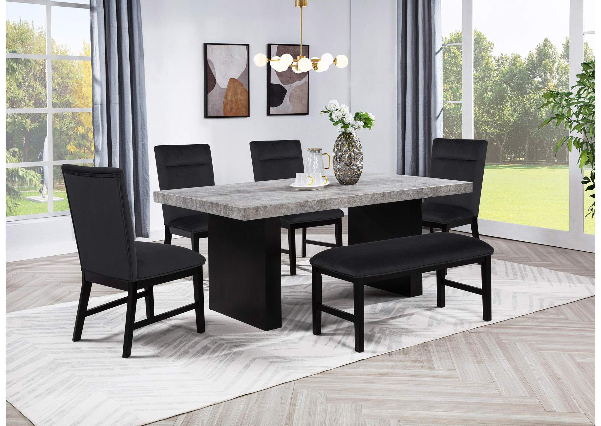 SEBASTIAN SIDE CHAIR - BLACK image 2