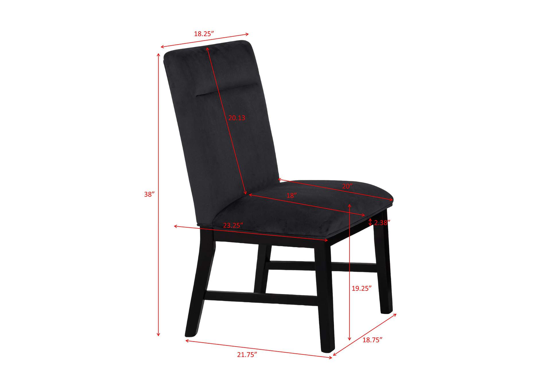 SEBASTIAN SIDE CHAIR - BLACK image 6