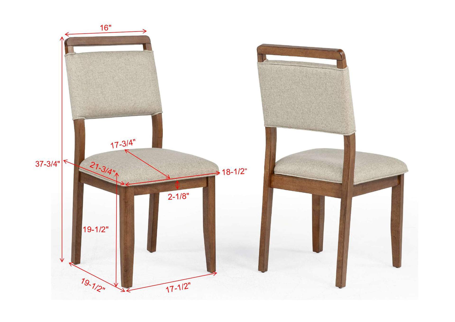 BLANCHE SIDE CHAIR - BROWN image 5