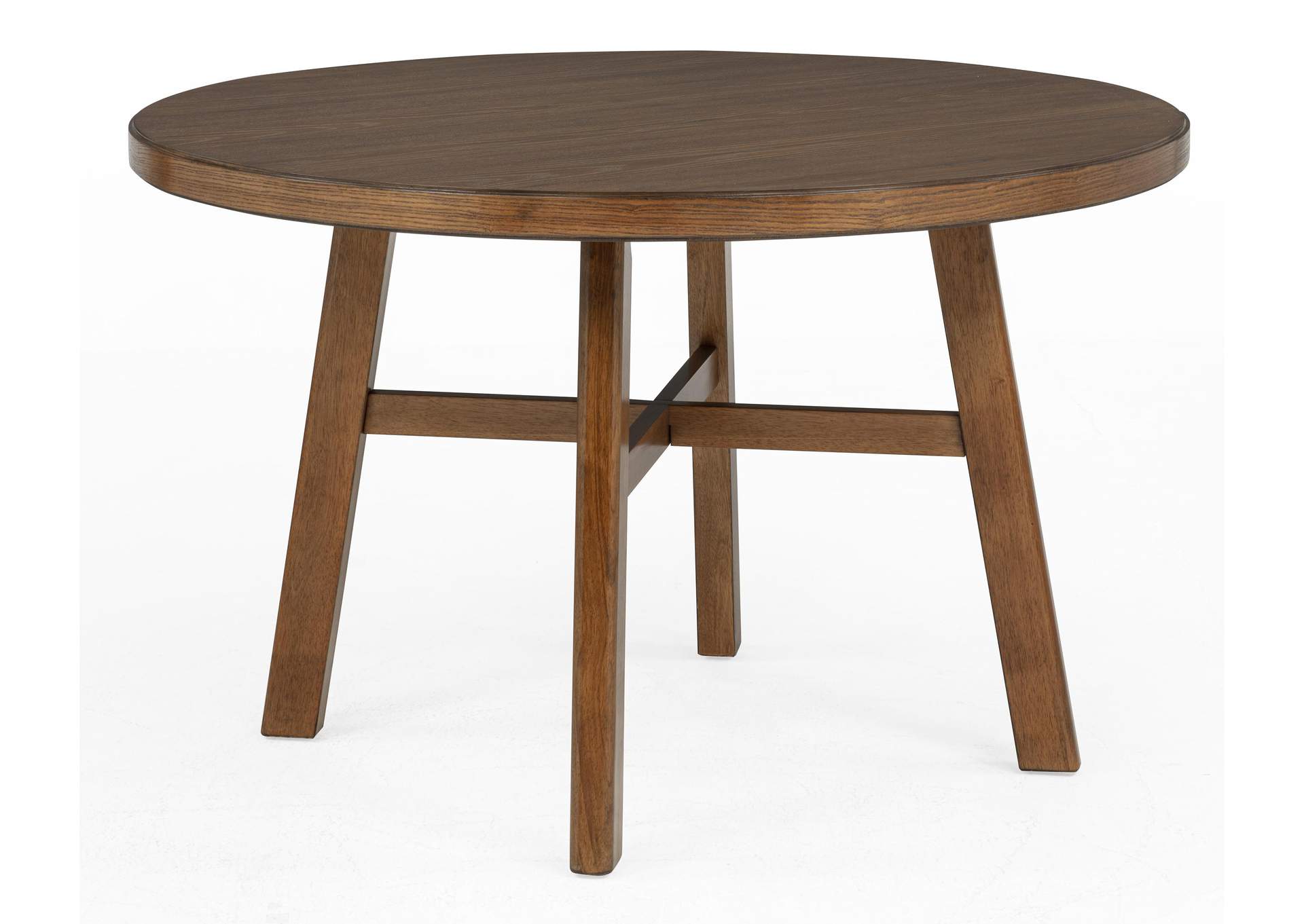 BLANCHE ROUND DINING TABLE - BROWN image 1