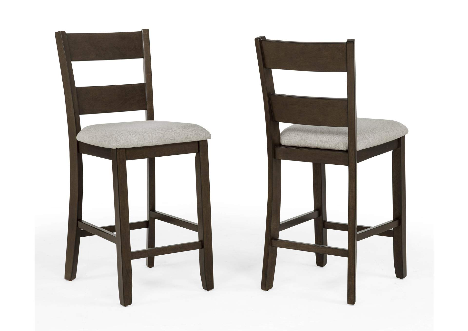 LESTER 5-PACK COUNTER HEIGHT TABLE SET - BROWN image 6