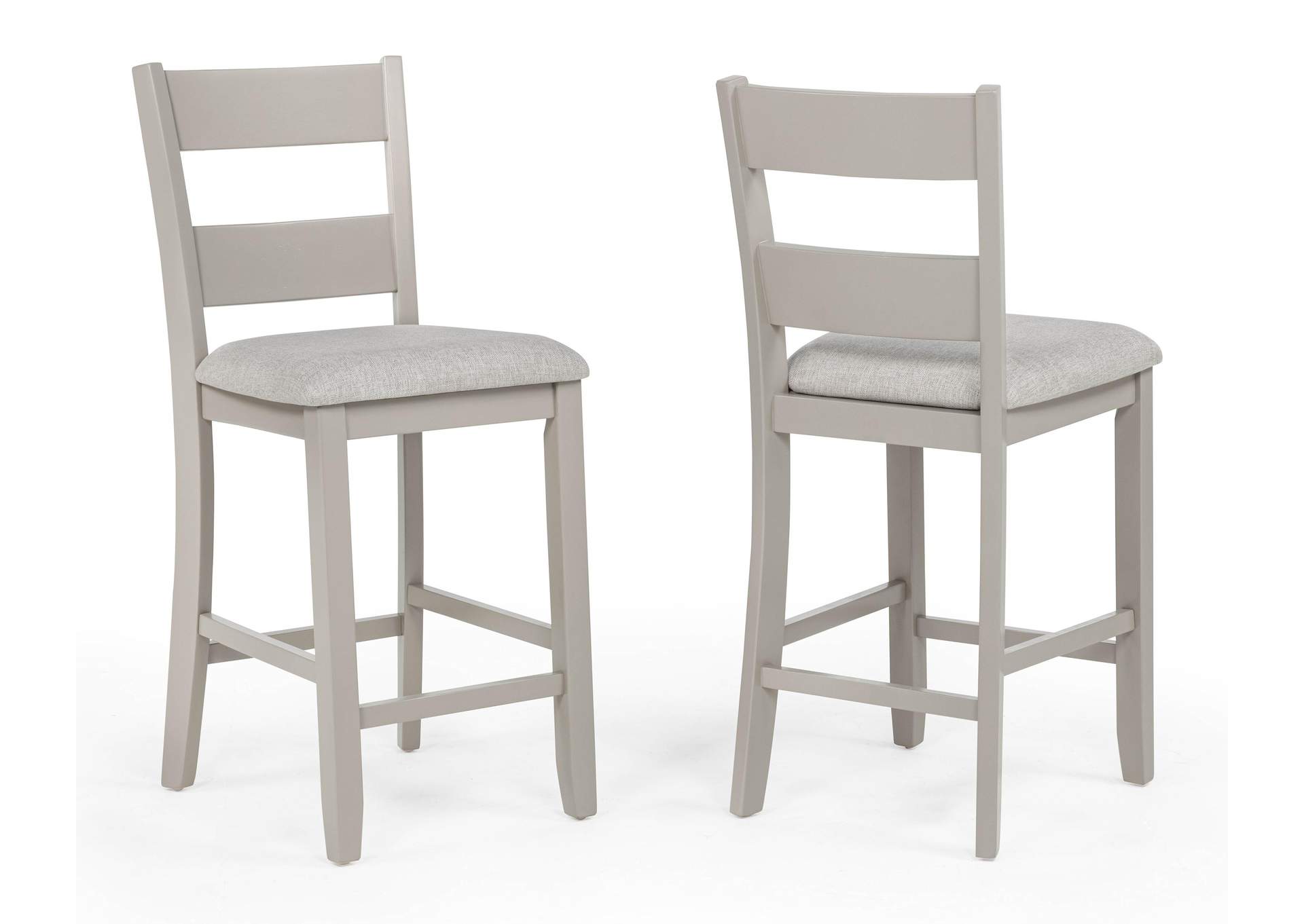 LESTER 5-PACK COUNTER HEIGHT TABLE SET GREIGE image 6