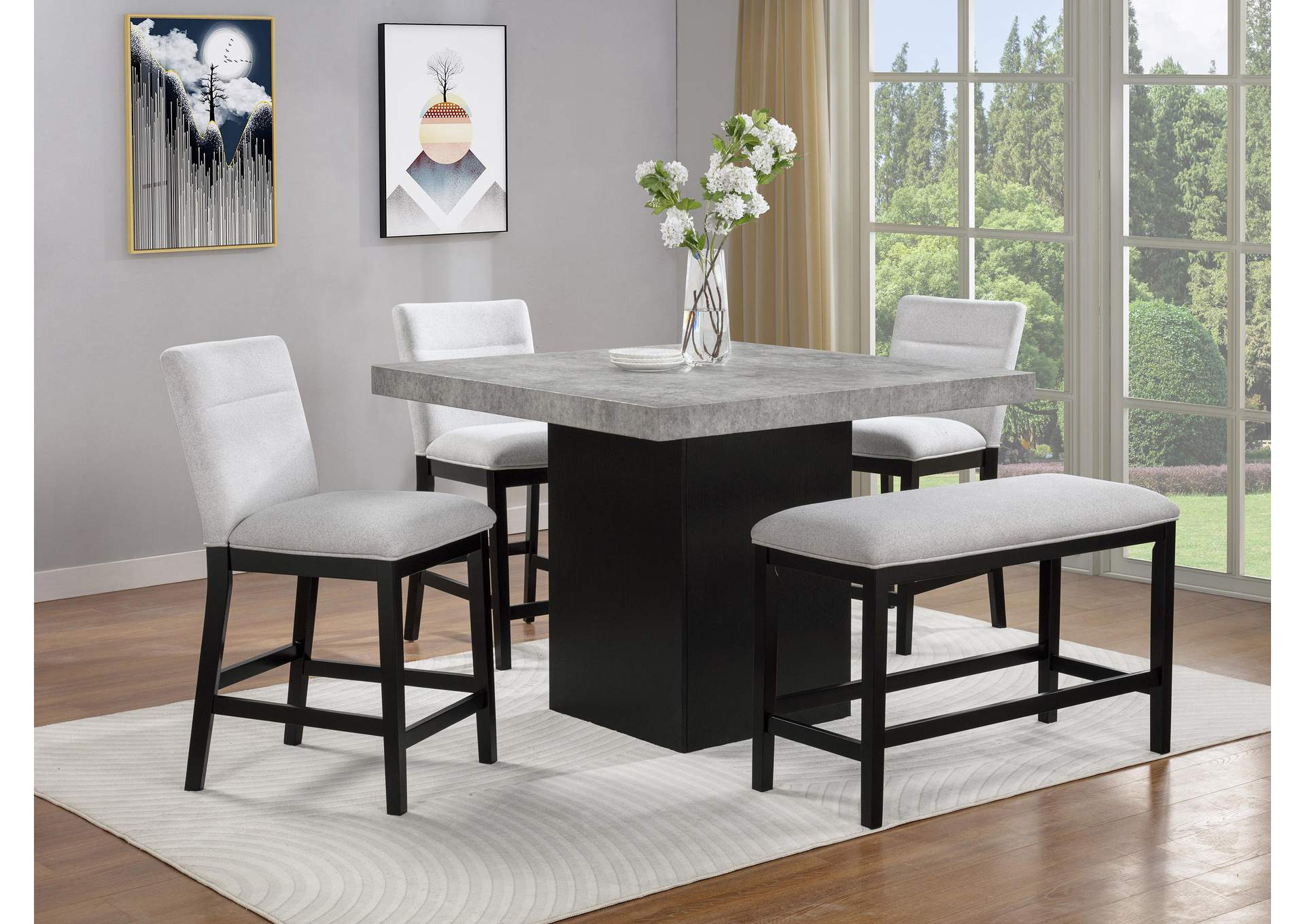 SEBASTIAN COUNTER HEIGHT DINING TABLE image 3