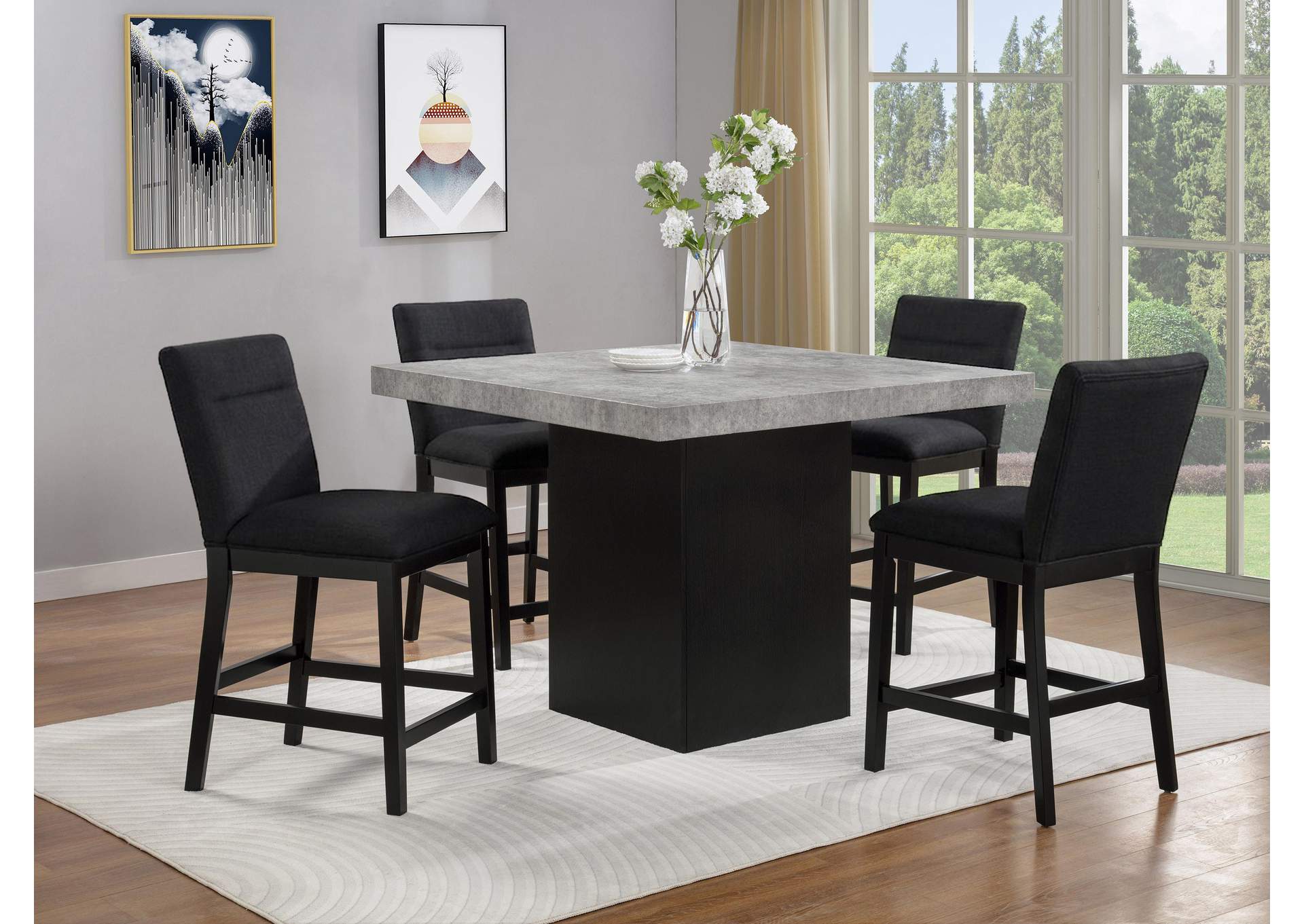 SEBASTIAN COUNTER HEIGHT CHAIR BK image 4