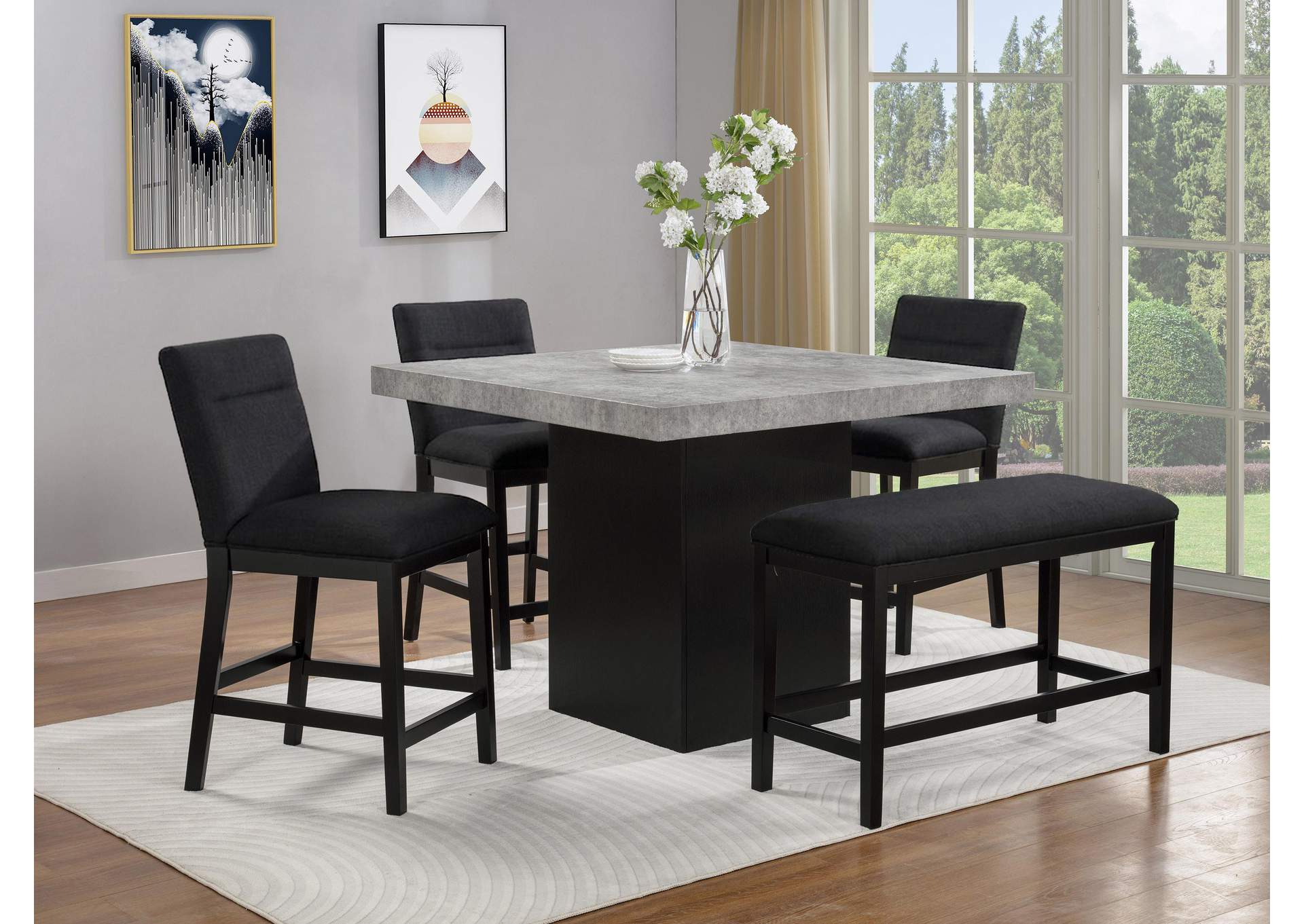 SEBASTIAN COUNTER HEIGHT CHAIR BK image 3