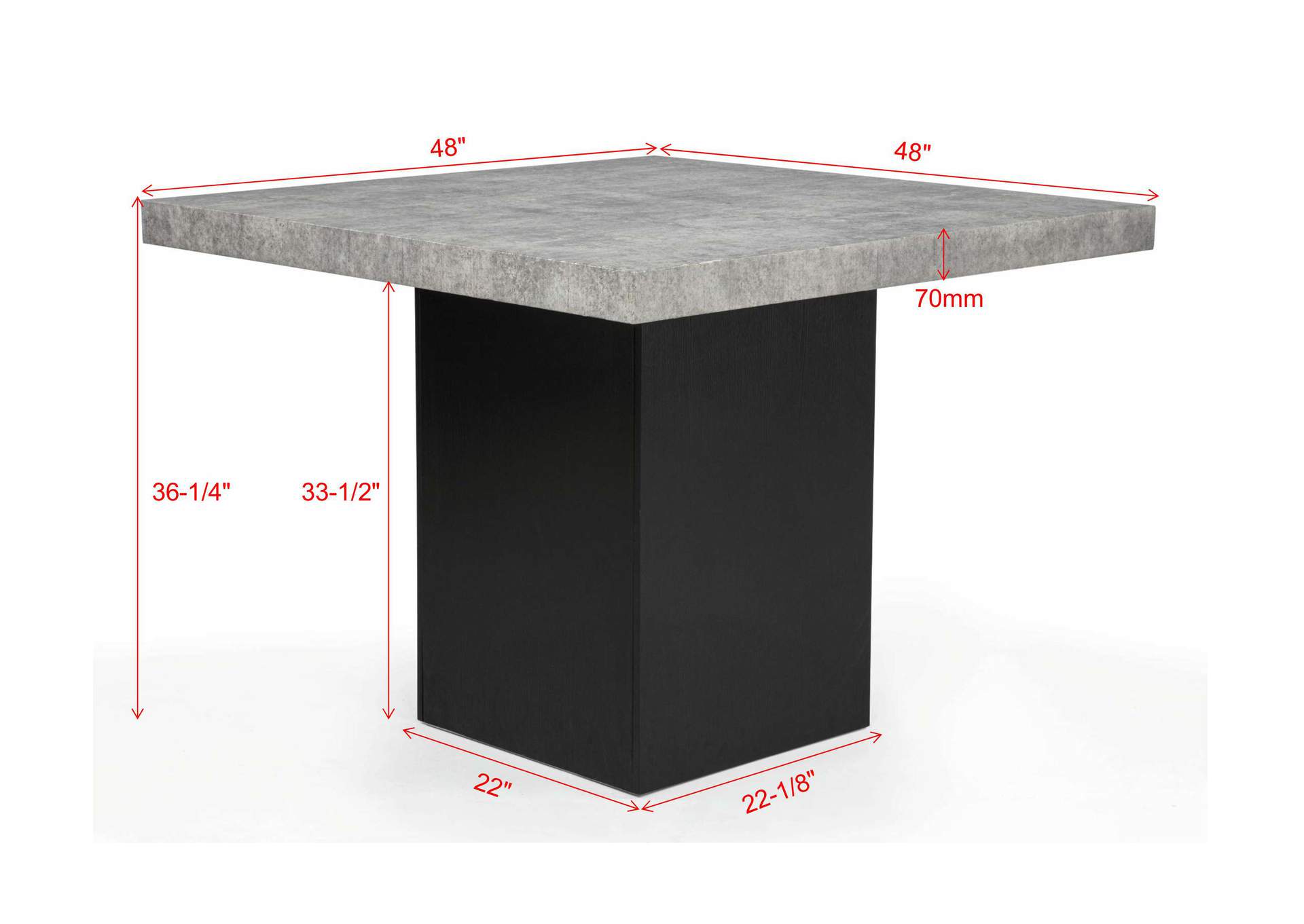 SEBASTIAN COUNTER HEIGHT DINING TABLE image 6