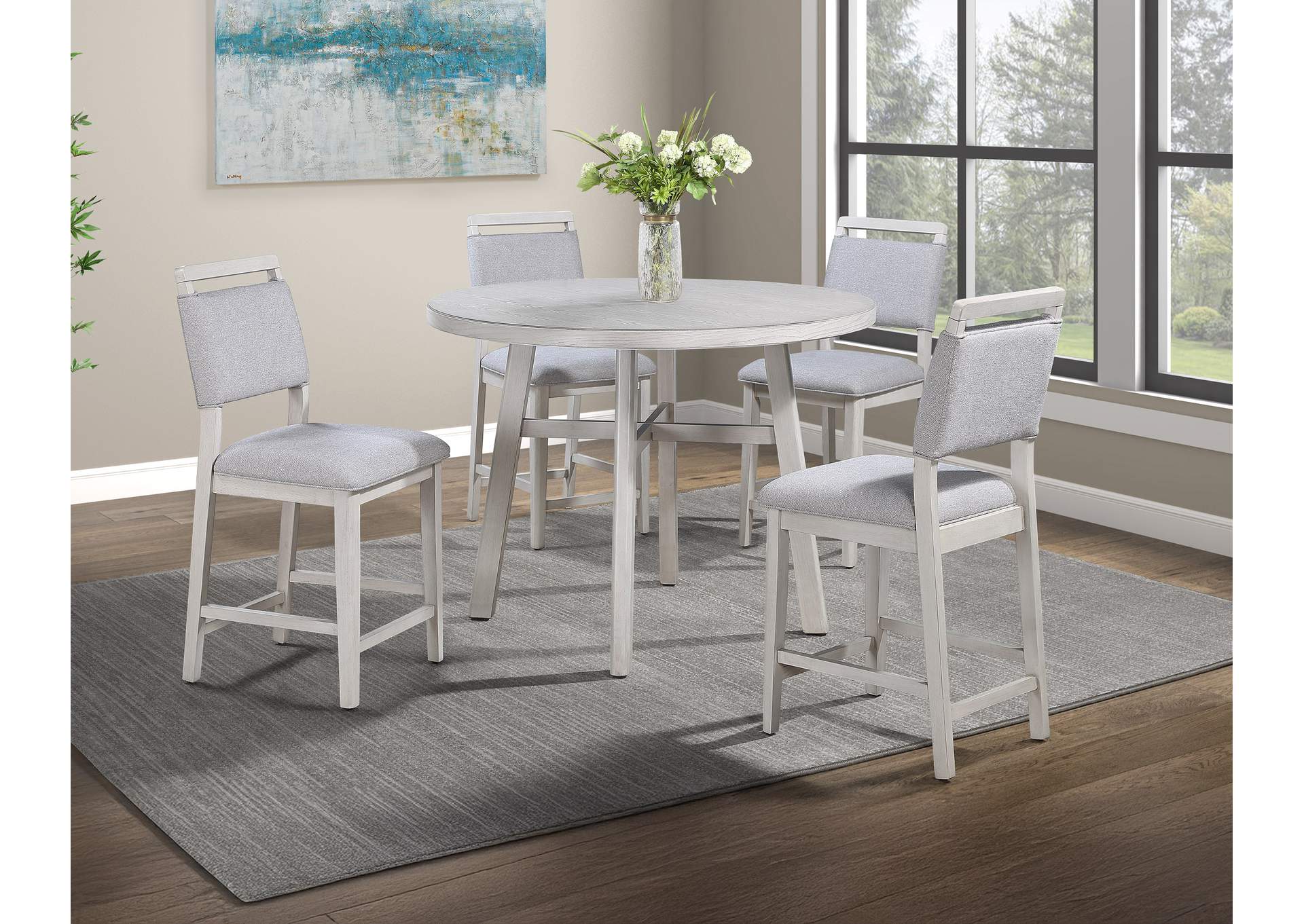 BLANCHE ROUND COUNTER HEIGHT TABLE image 3