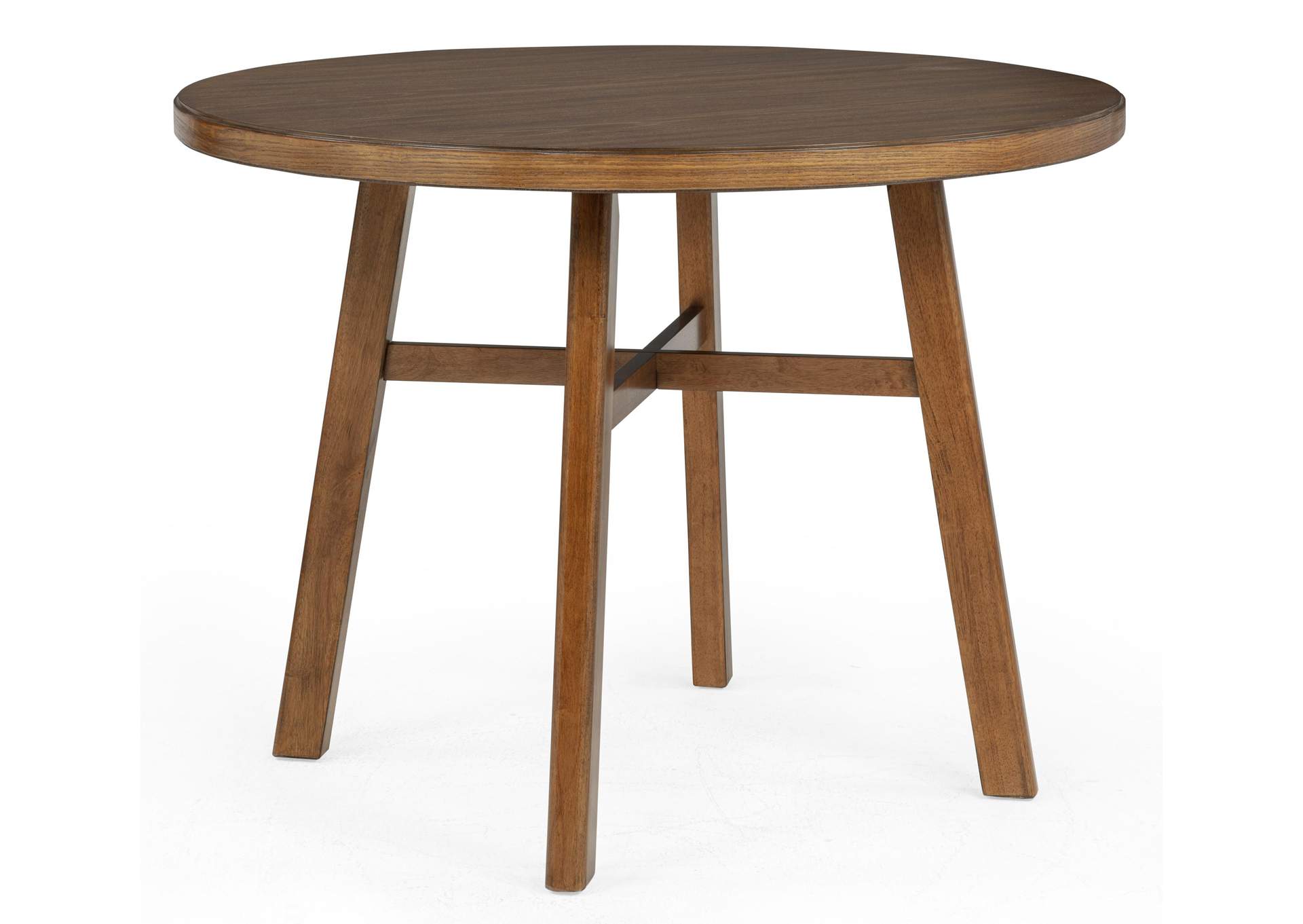 BLANCHE ROUND COUNTER HEIGHT TABLE - BROWN image 1