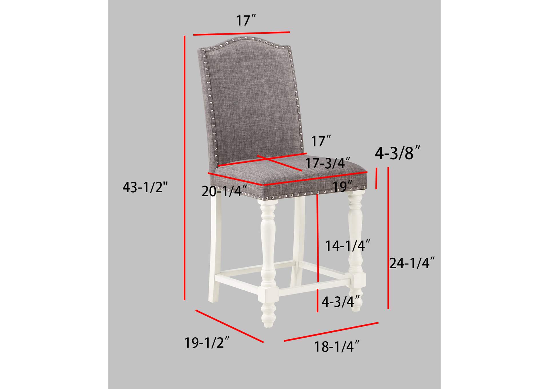 Langley Counter Height Chair image 4