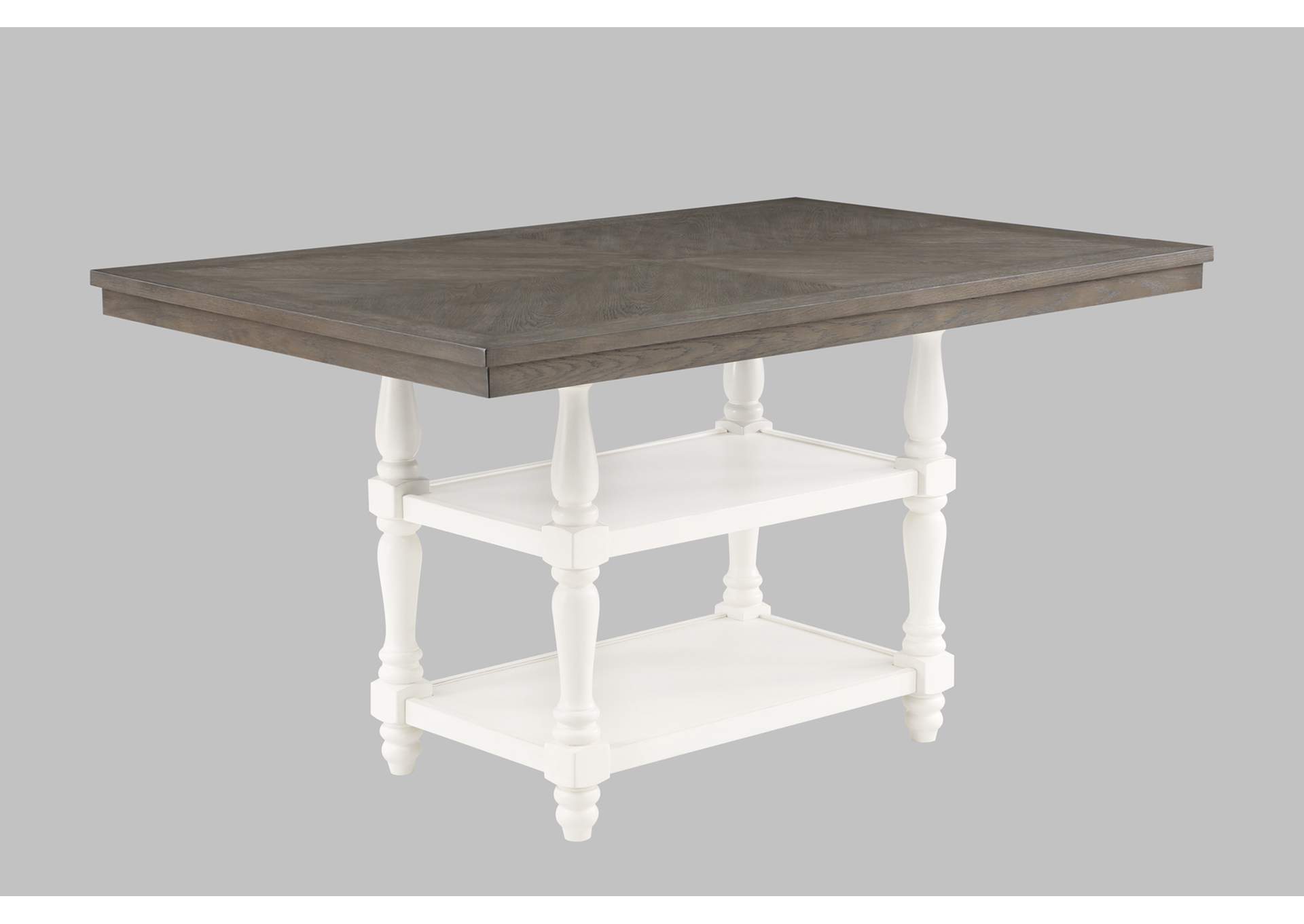 Langley Counter Height Table Chalk Grey image 1