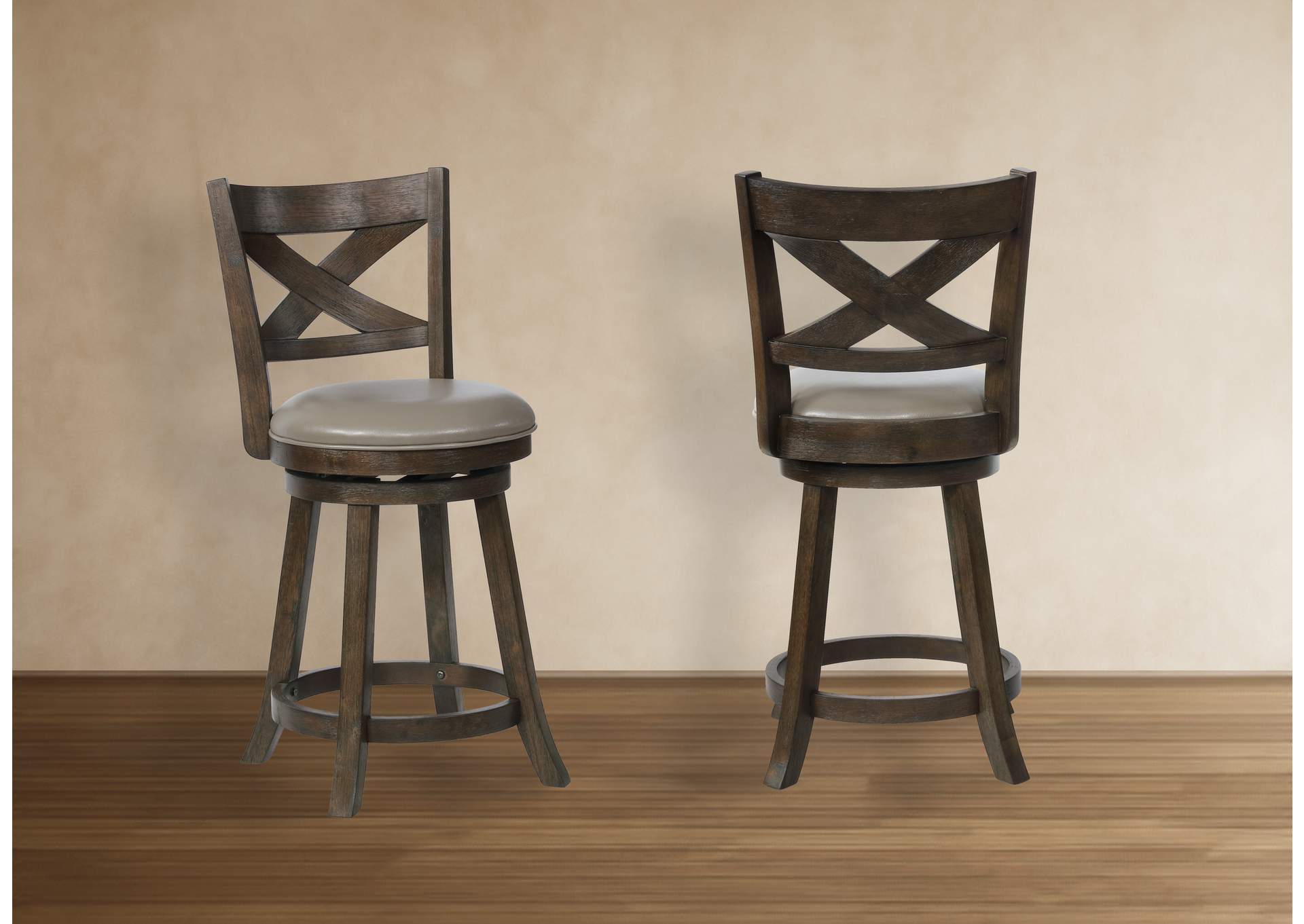 Kipper Swivel Pub Stool Grey K - D image 1