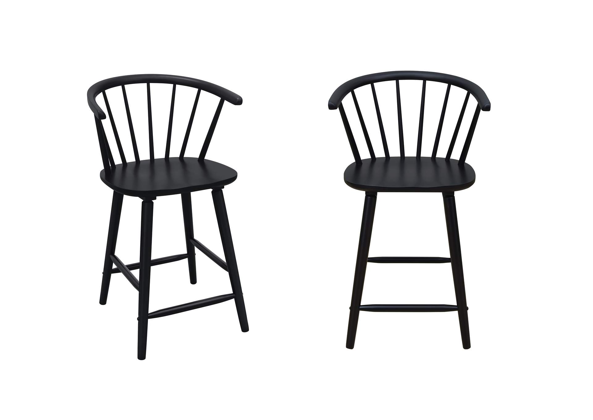 JANNA COUNTER HEIGHT STOOL - BLACK image 3