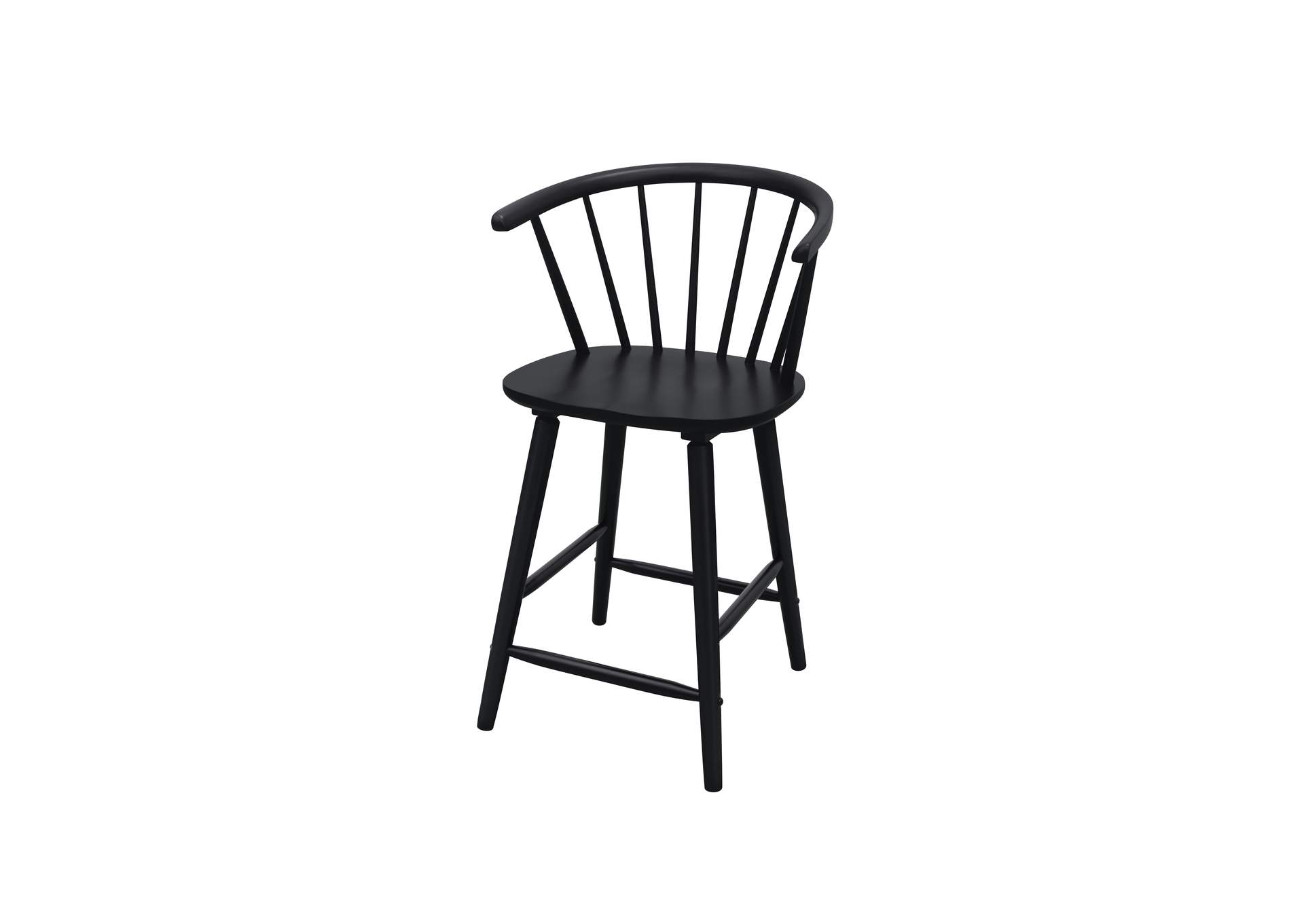 JANNA COUNTER HEIGHT STOOL - BLACK image 1