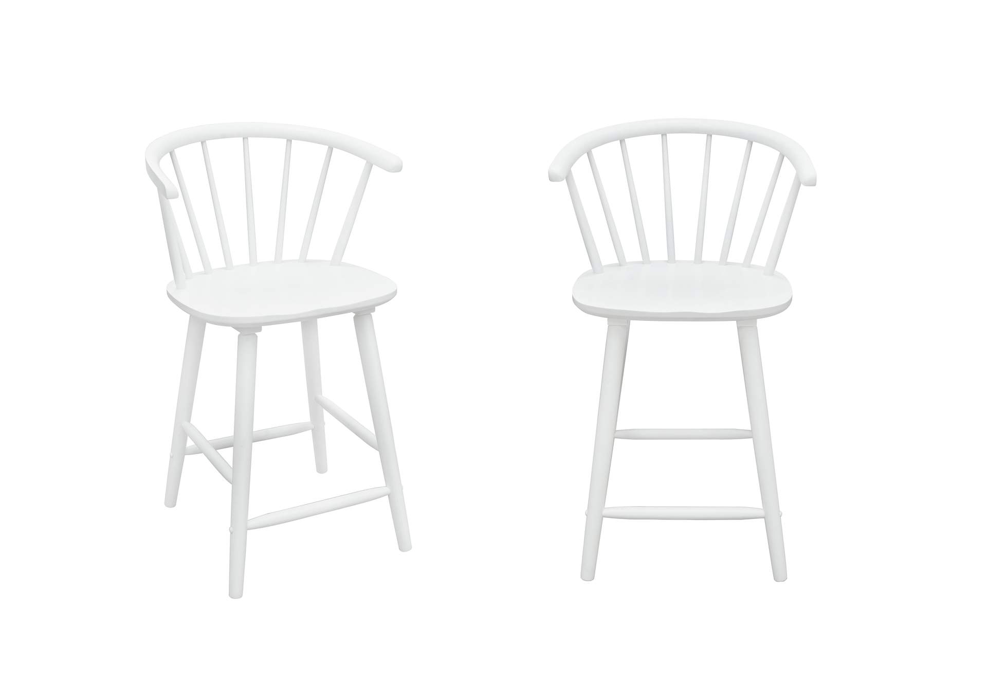 JANNA COUNTER HEIGHT STOOL - WHITE image 3