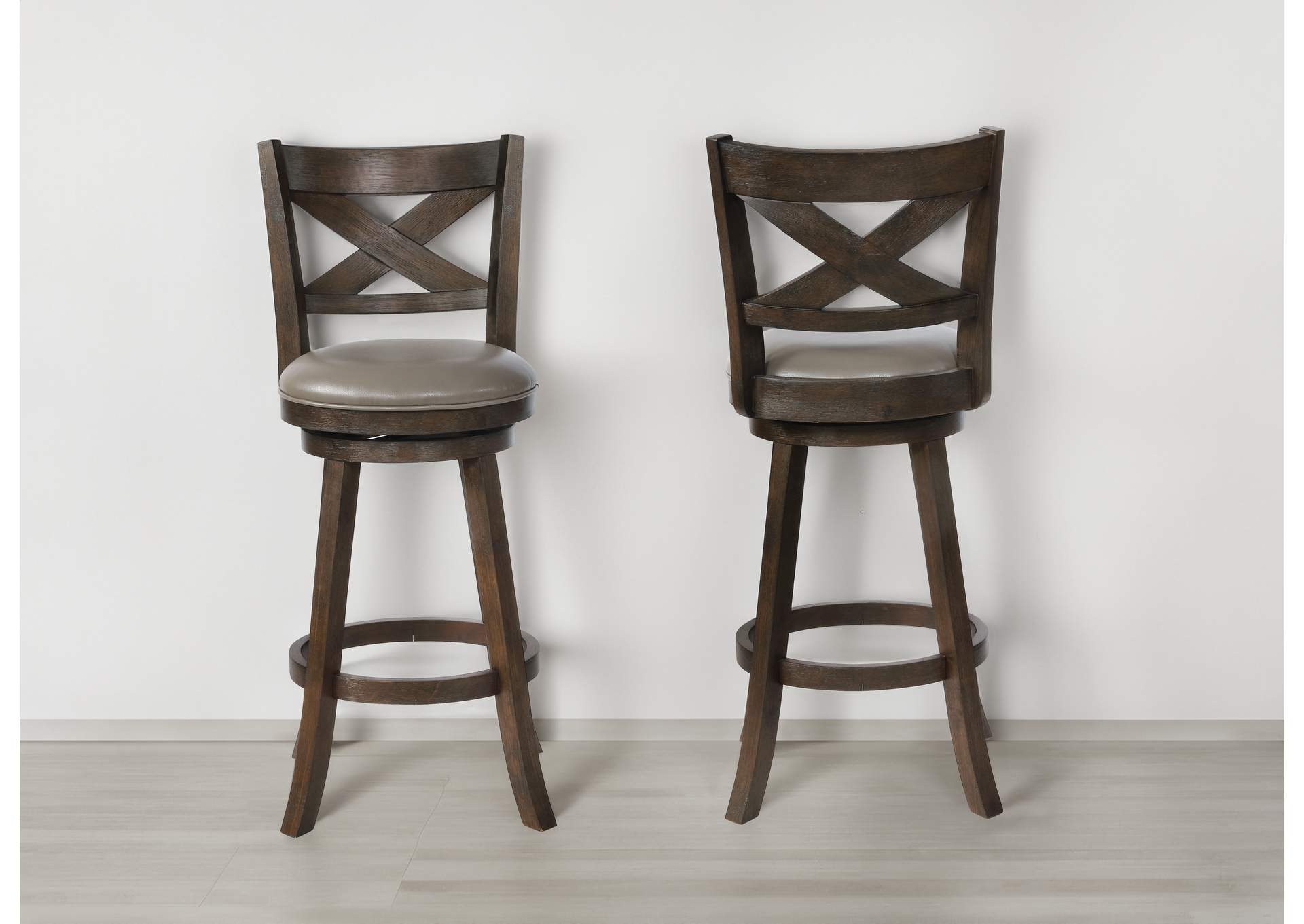 Kipper Swivel Bar Stool Grey K - D image 1