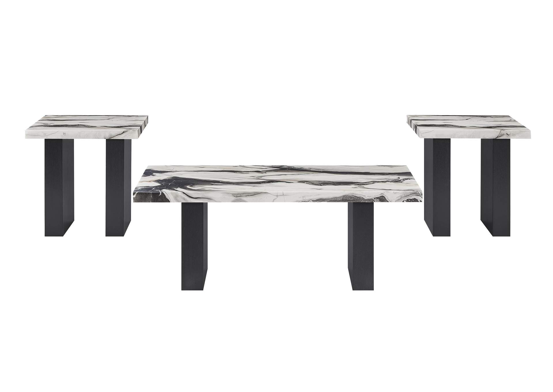 VEGA 3-PACK FAUX MARBLE COCKTAIL SET image 1