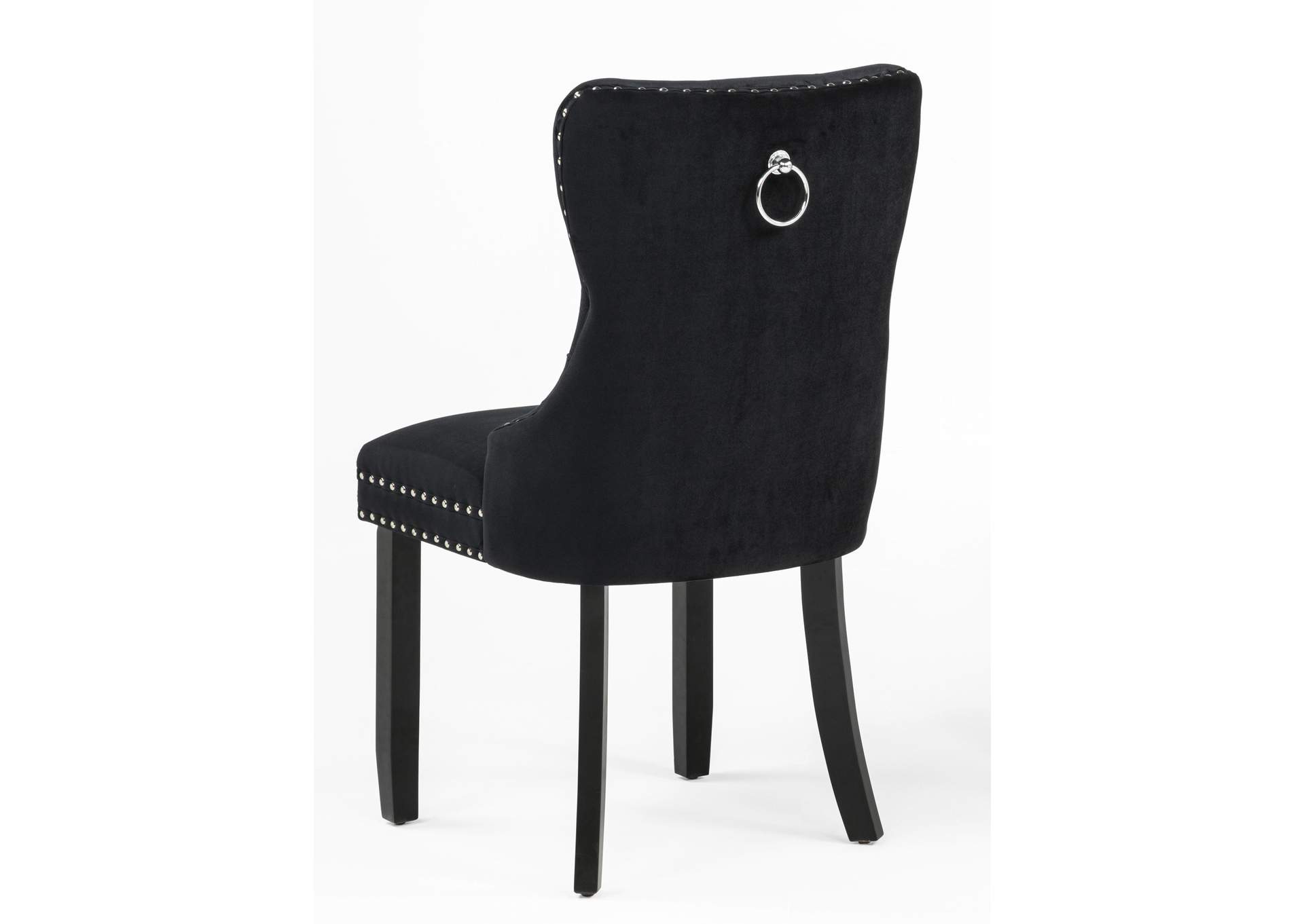 ARABELLA ACCENT CHAIR BLACK VELVET image 4