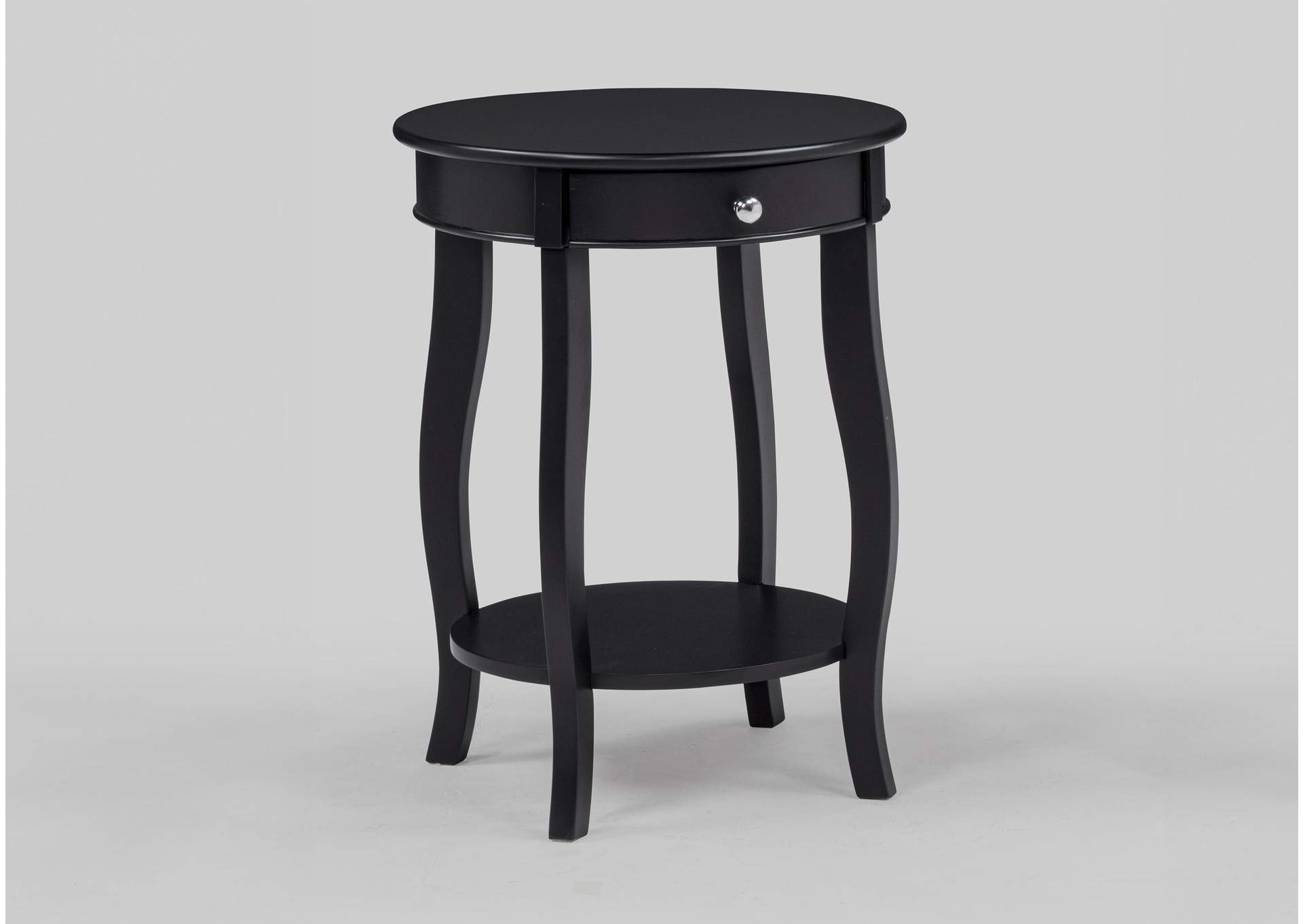 JACIE CHAIRSIDE TABLE - BLACK image 1