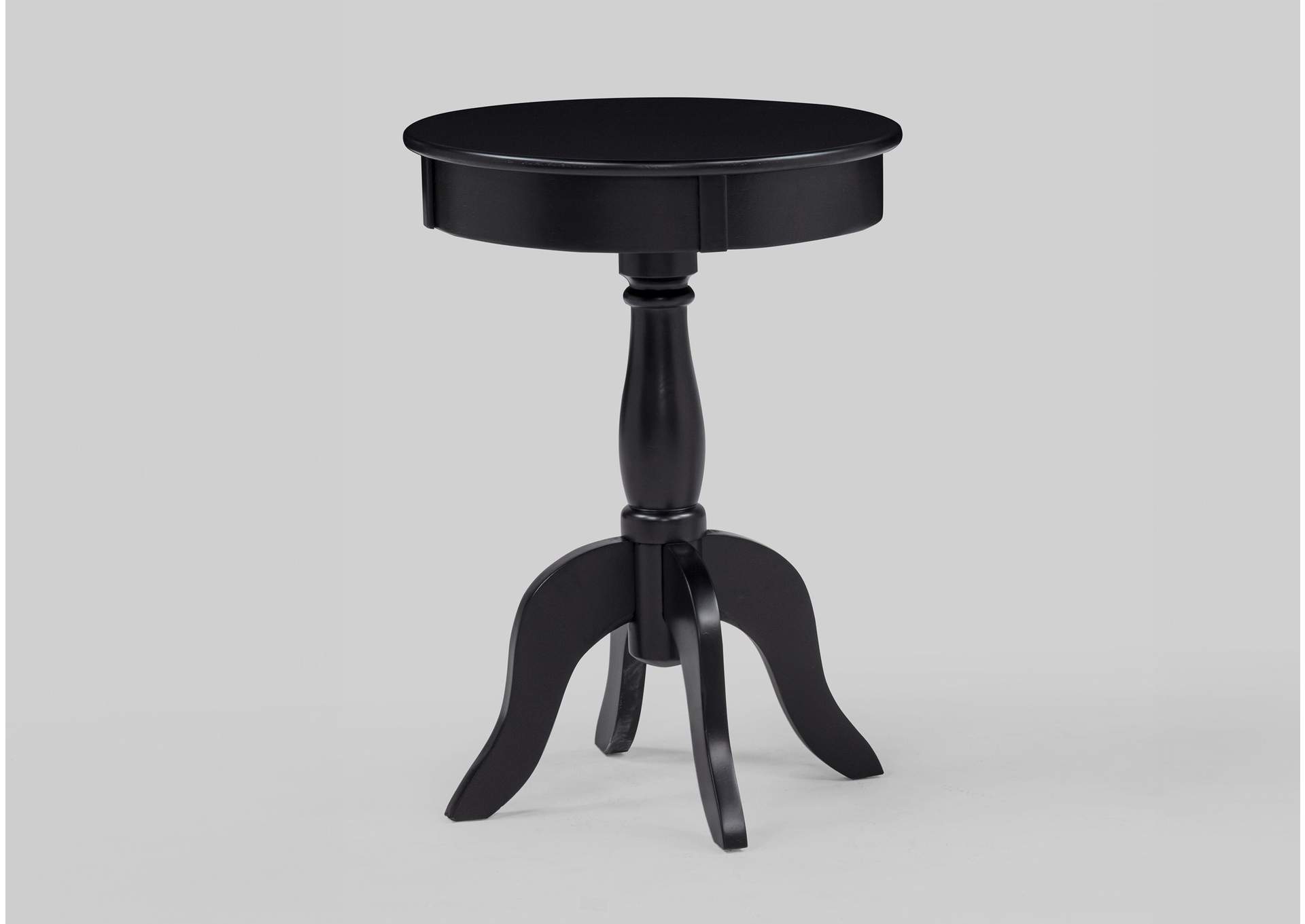 ROMY CHAIRSIDE TABLE - BLACK image 1