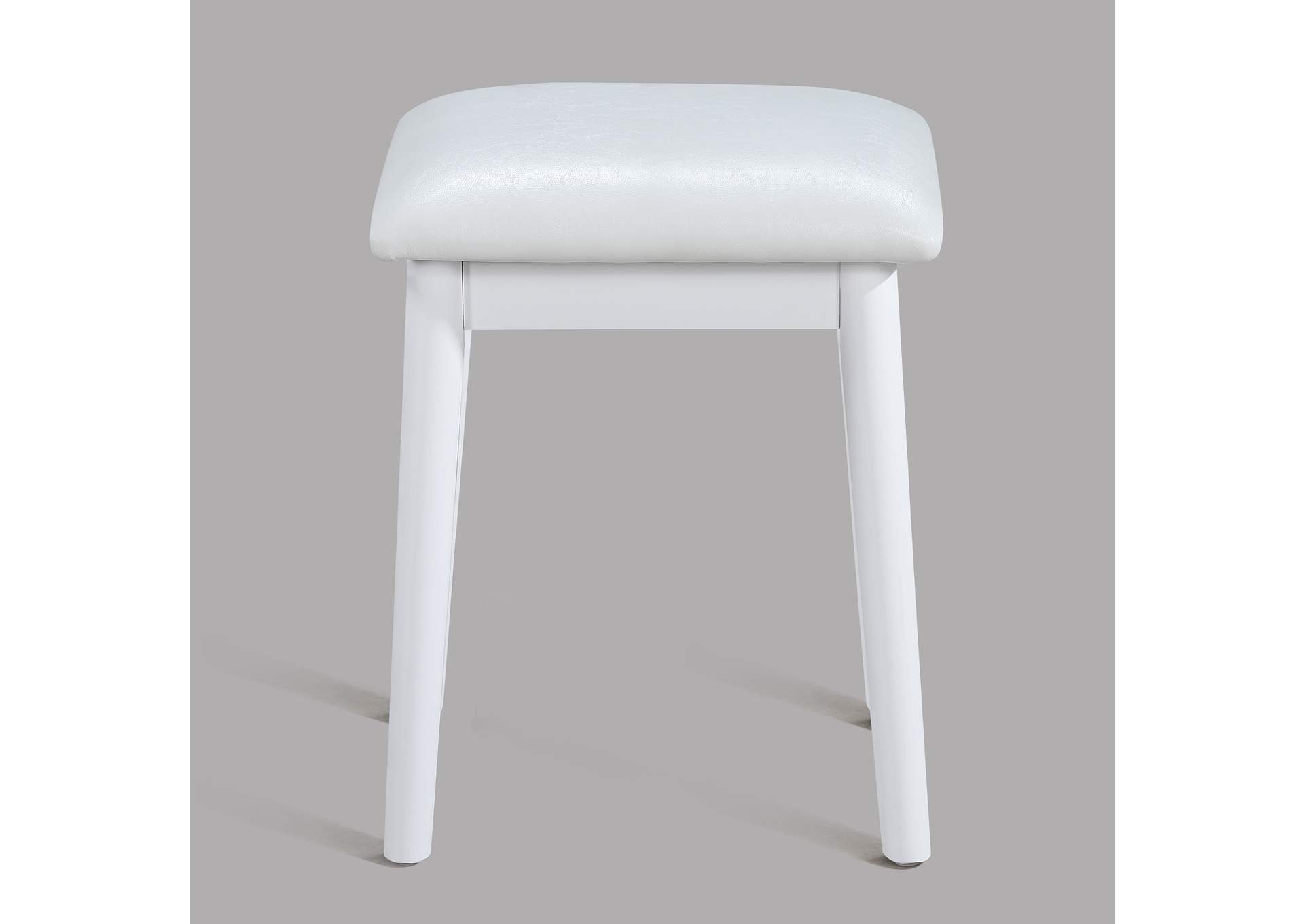 CECILIA VANITY TABLE AND STOOL - WHITE image 6