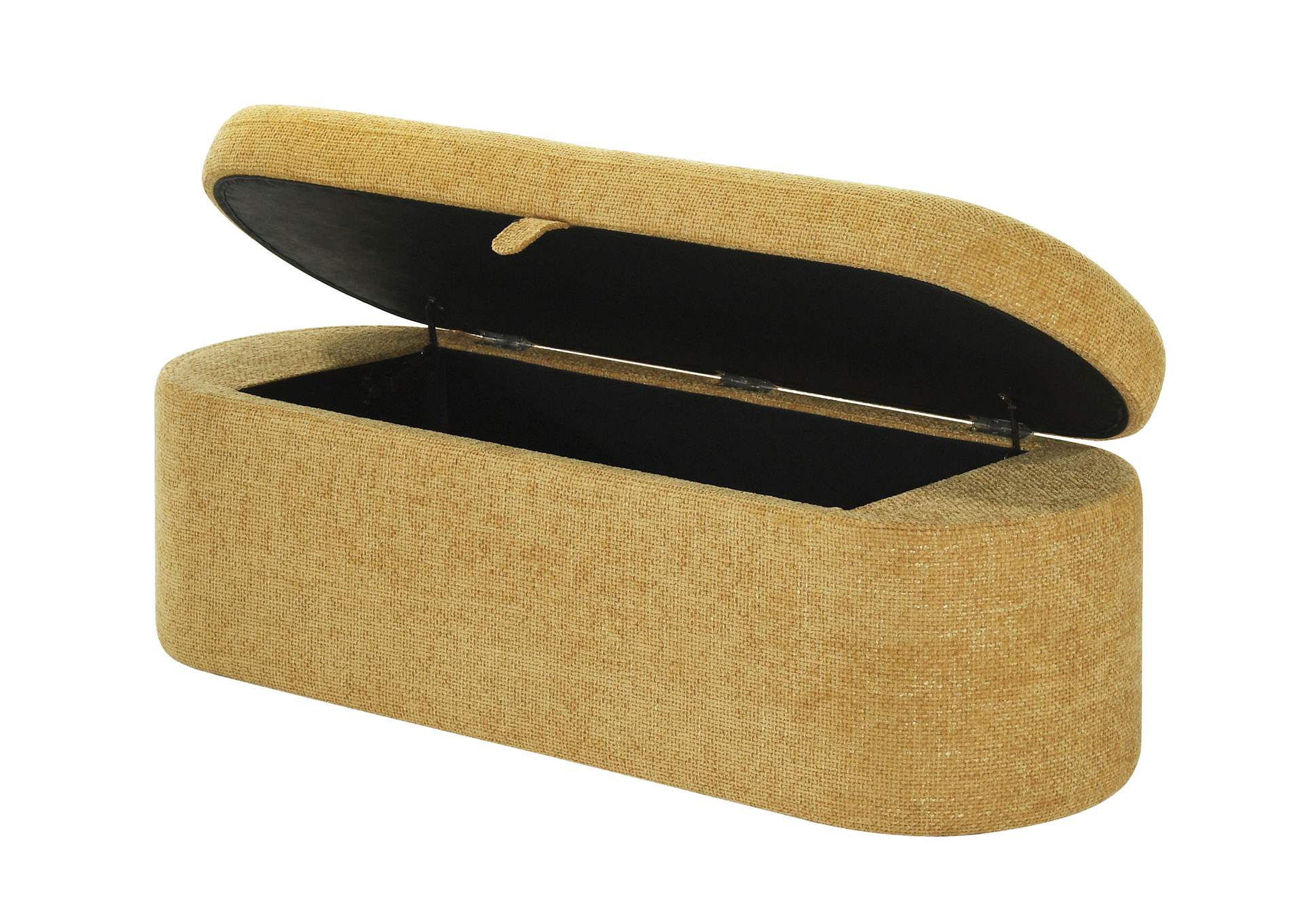 PHILIPA STORAGE BENCH- GOLD TWEED image 4
