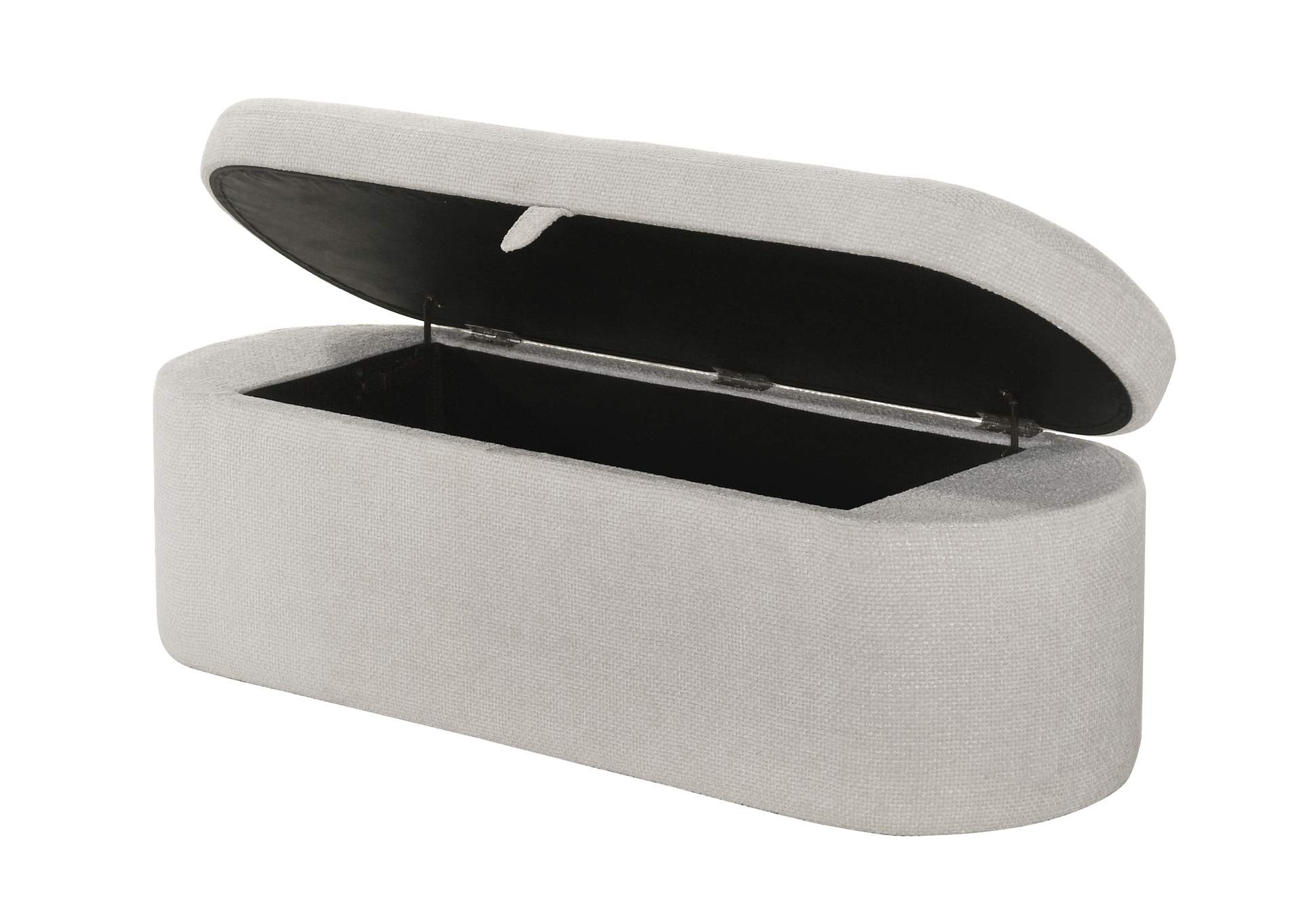 PHILIPA STORAGE BENCH-OATMEAL TWEED image 4