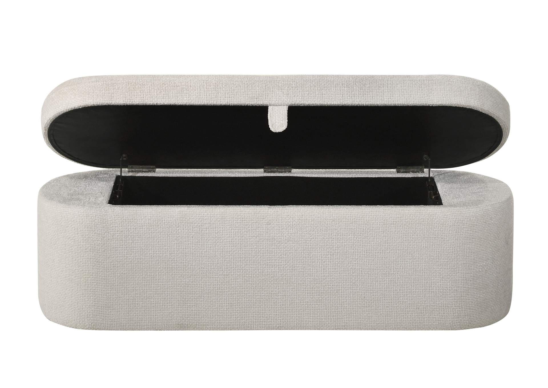 PHILIPA STORAGE BENCH-OATMEAL TWEED image 5